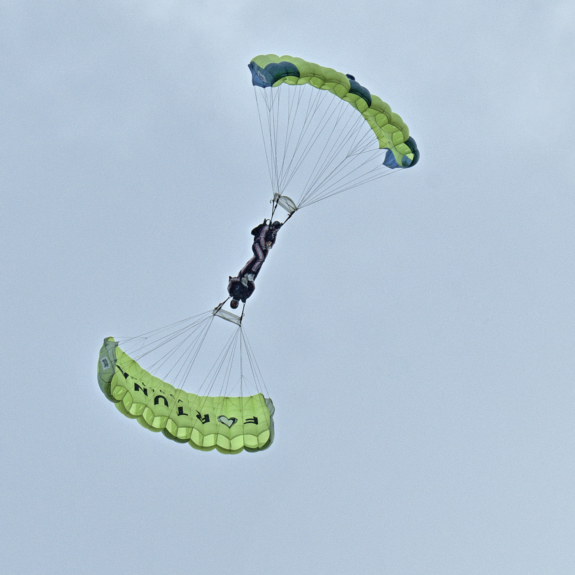 Nikon AF-S Nikkor 70-200mm F4G ED VR sample photo. Skydivers photography
