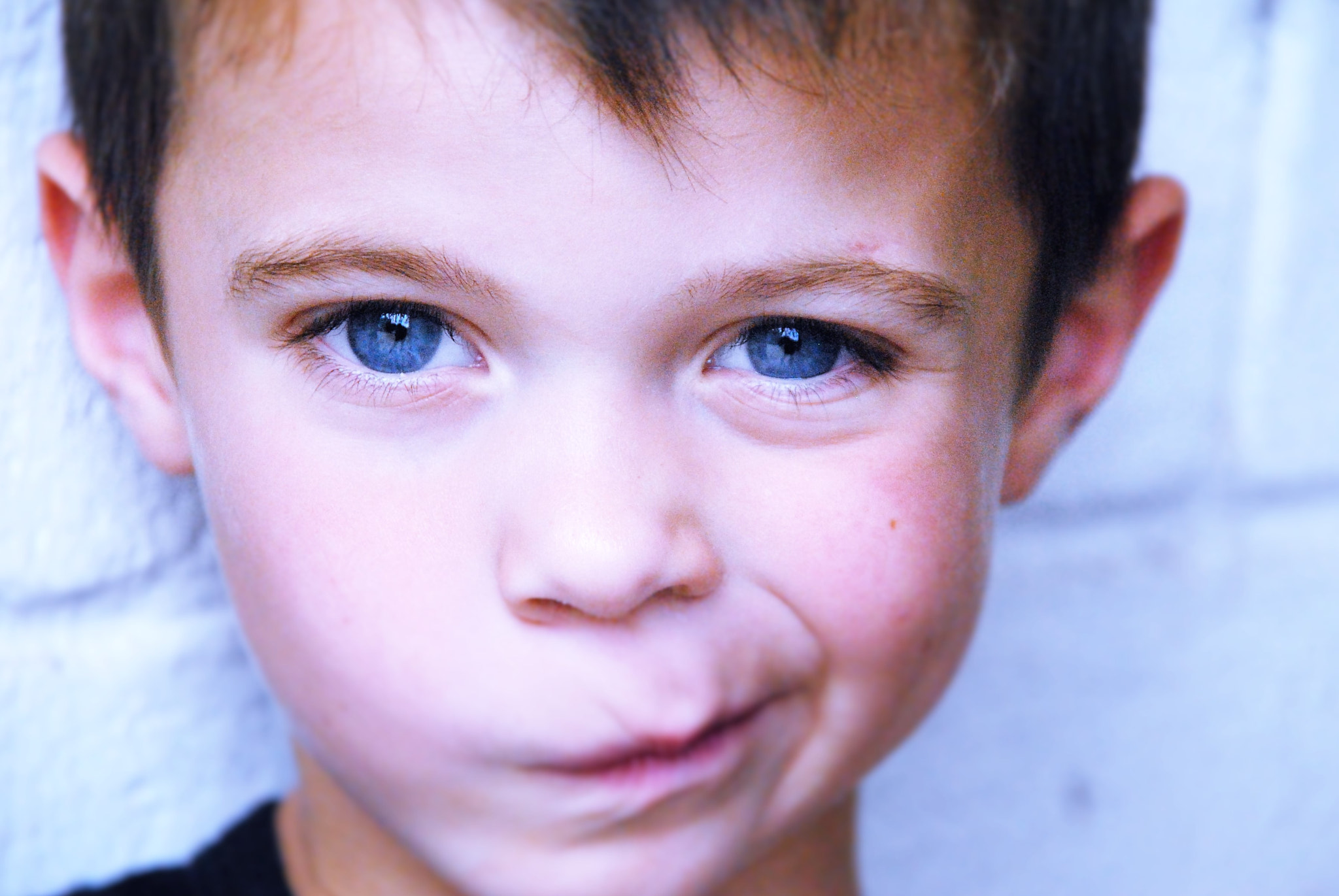 Nikon D3000 + Sigma 18-200mm F3.5-6.3 DC sample photo. Love his eyes photography