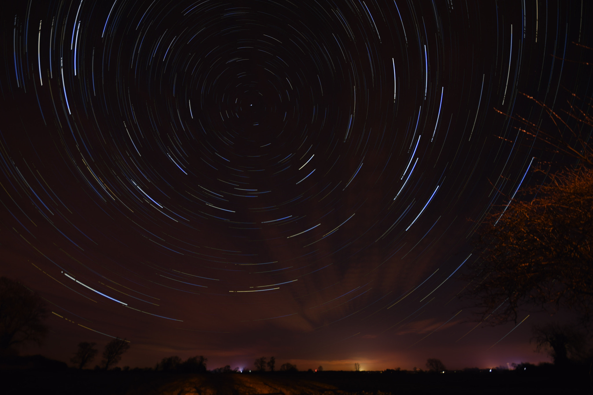 Sigma 10-20mm F4-5.6 EX DC HSM sample photo. Star trails photography