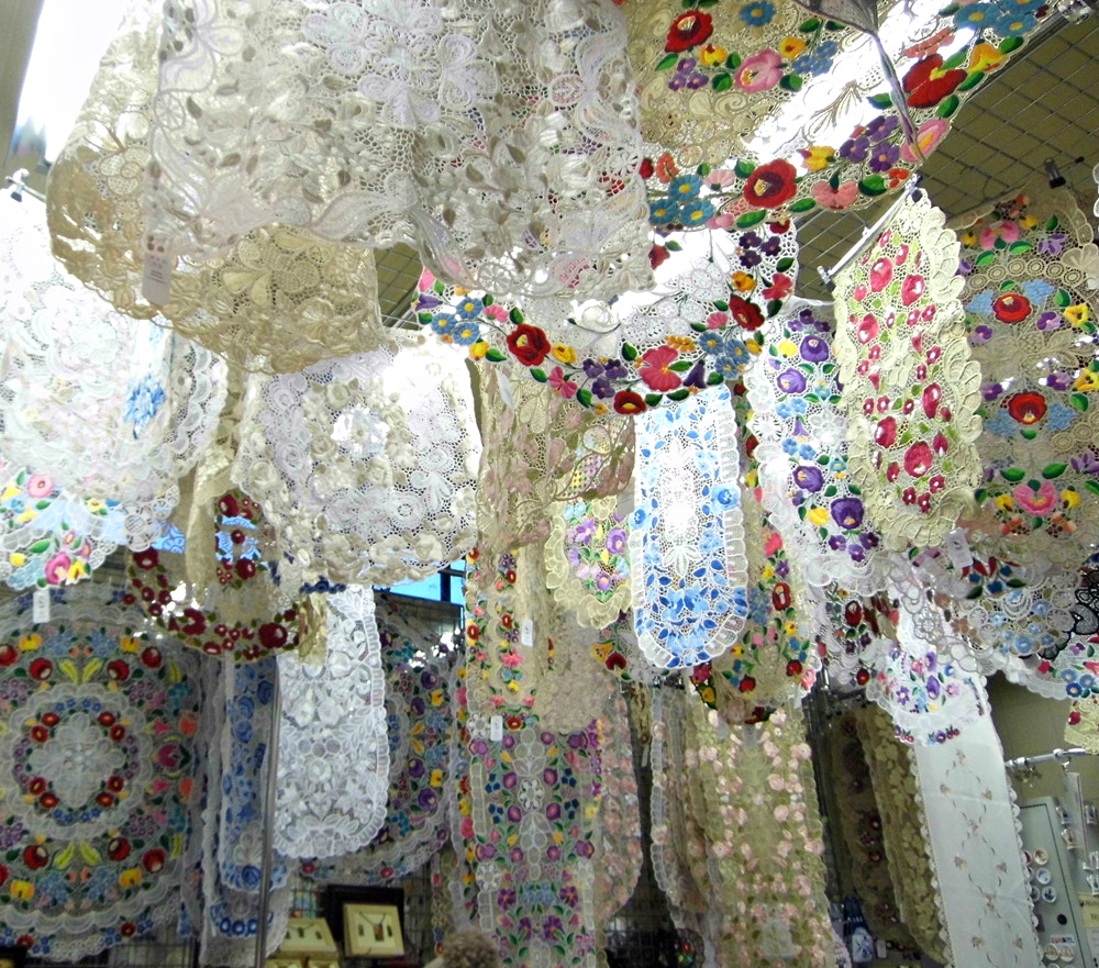 Panasonic Lumix DMC-LZ30 sample photo. Lacework display photography
