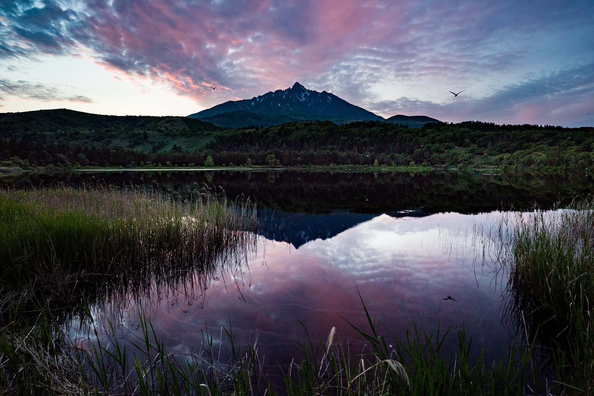 E 21mm F2.8 sample photo. Mt.reflection photography