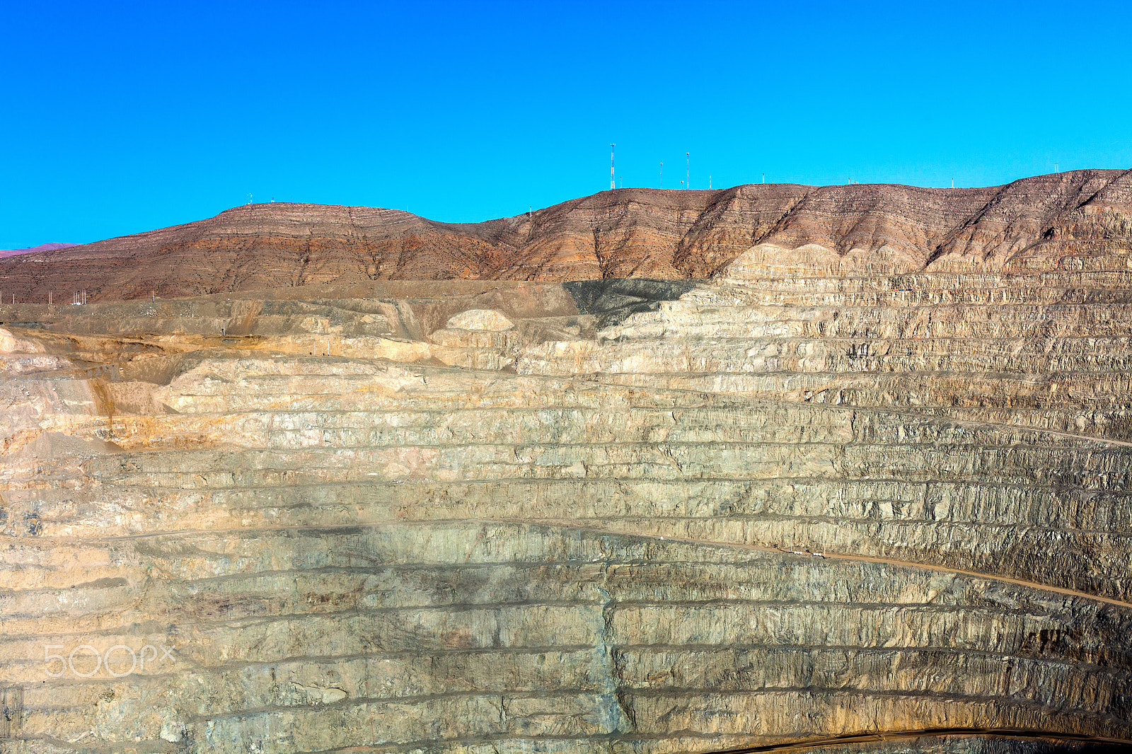 Canon EF 50mm F1.4 USM sample photo. Open pit mine photography