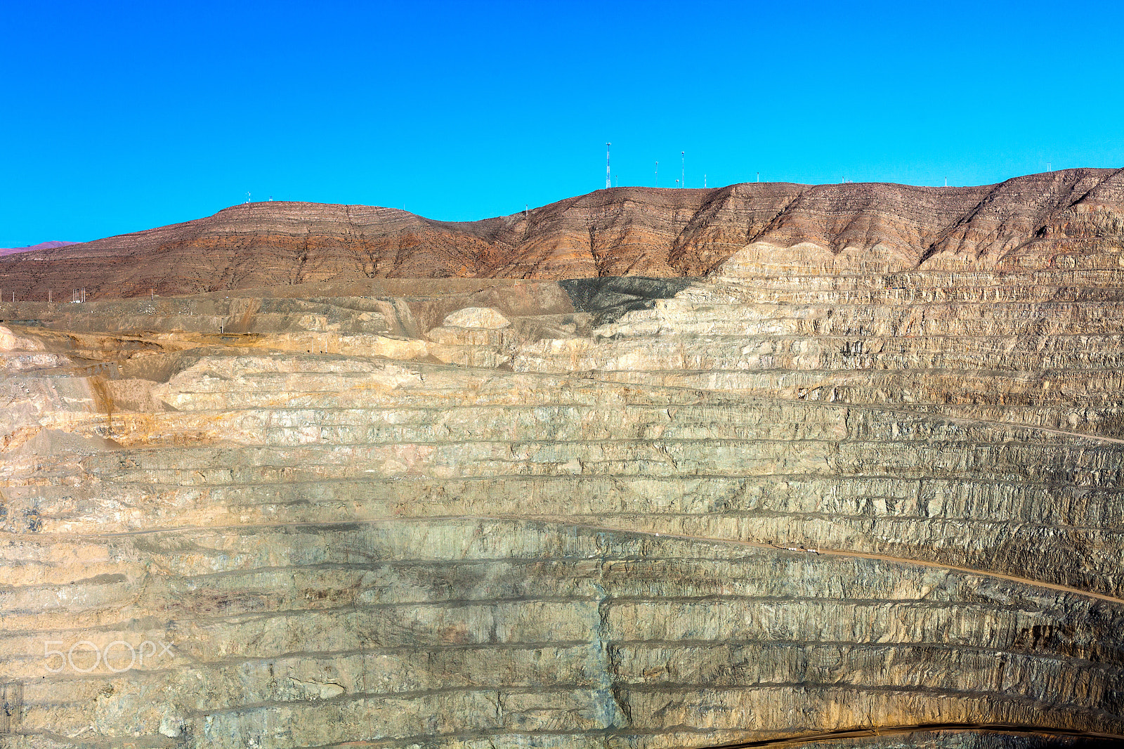 Canon EOS 5D Mark II + Canon EF 50mm F1.4 USM sample photo. Open pit mine photography