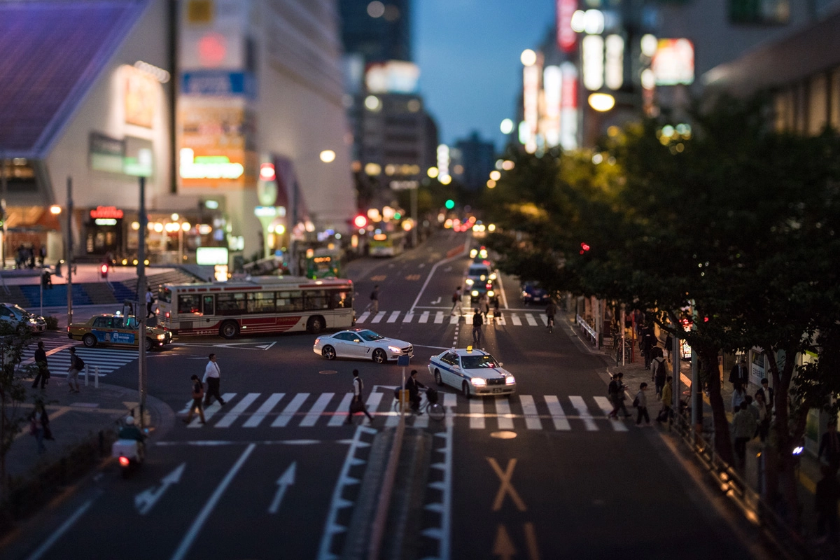 Nikon PC-E Nikkor 45mm F2.8D ED Tilt-Shift sample photo. Tokio photography