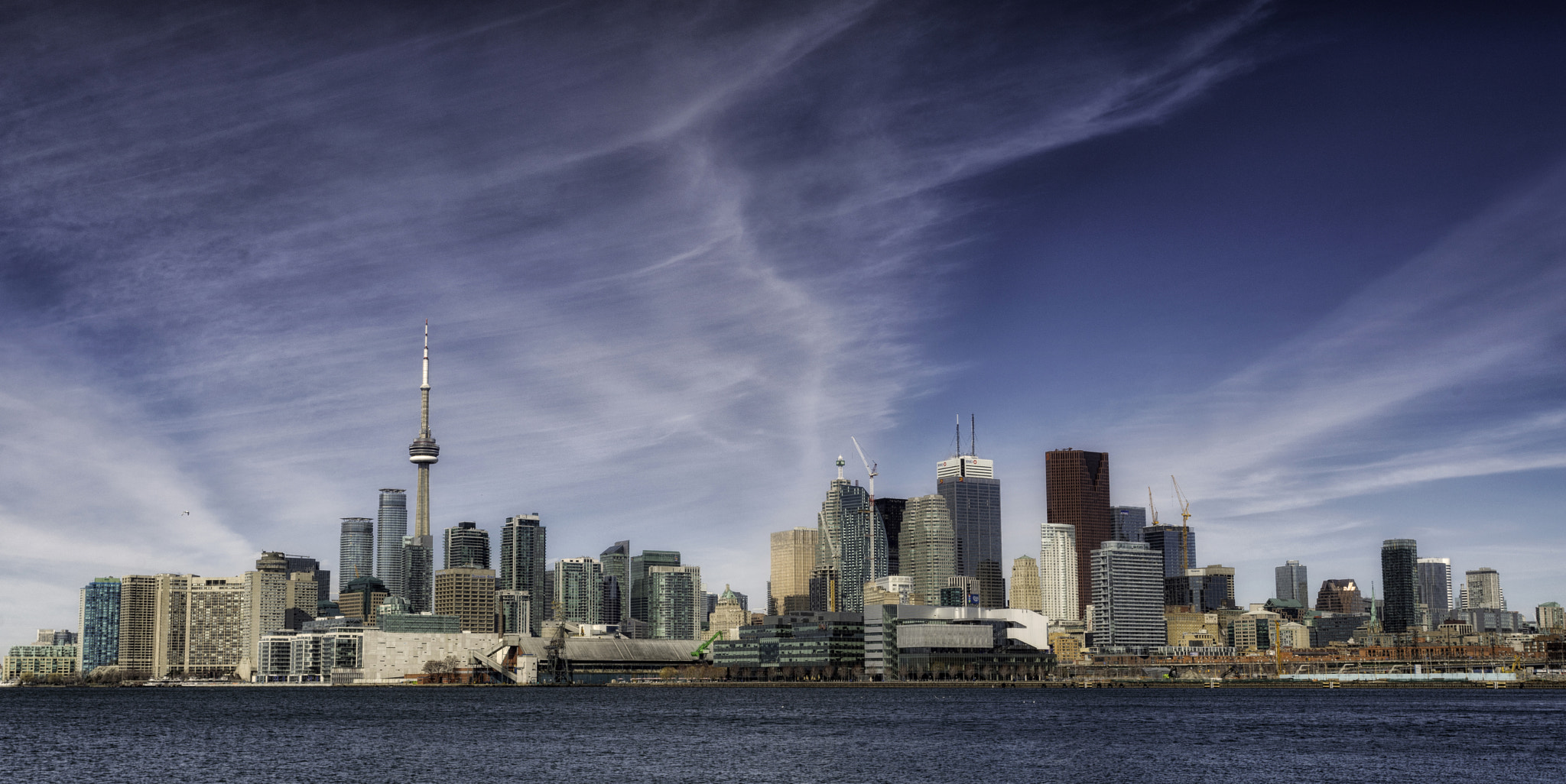 Sony a7R + Canon EF 17-40mm F4L USM sample photo. Toronto skyline photography