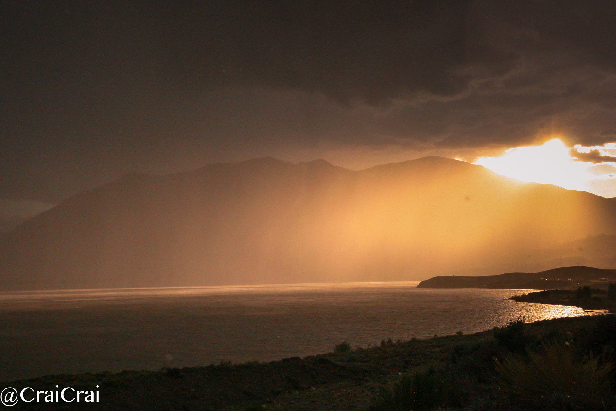 Canon EF-S 18-55mm F3.5-5.6 sample photo. Twin lakes rain clouds - colorado photography