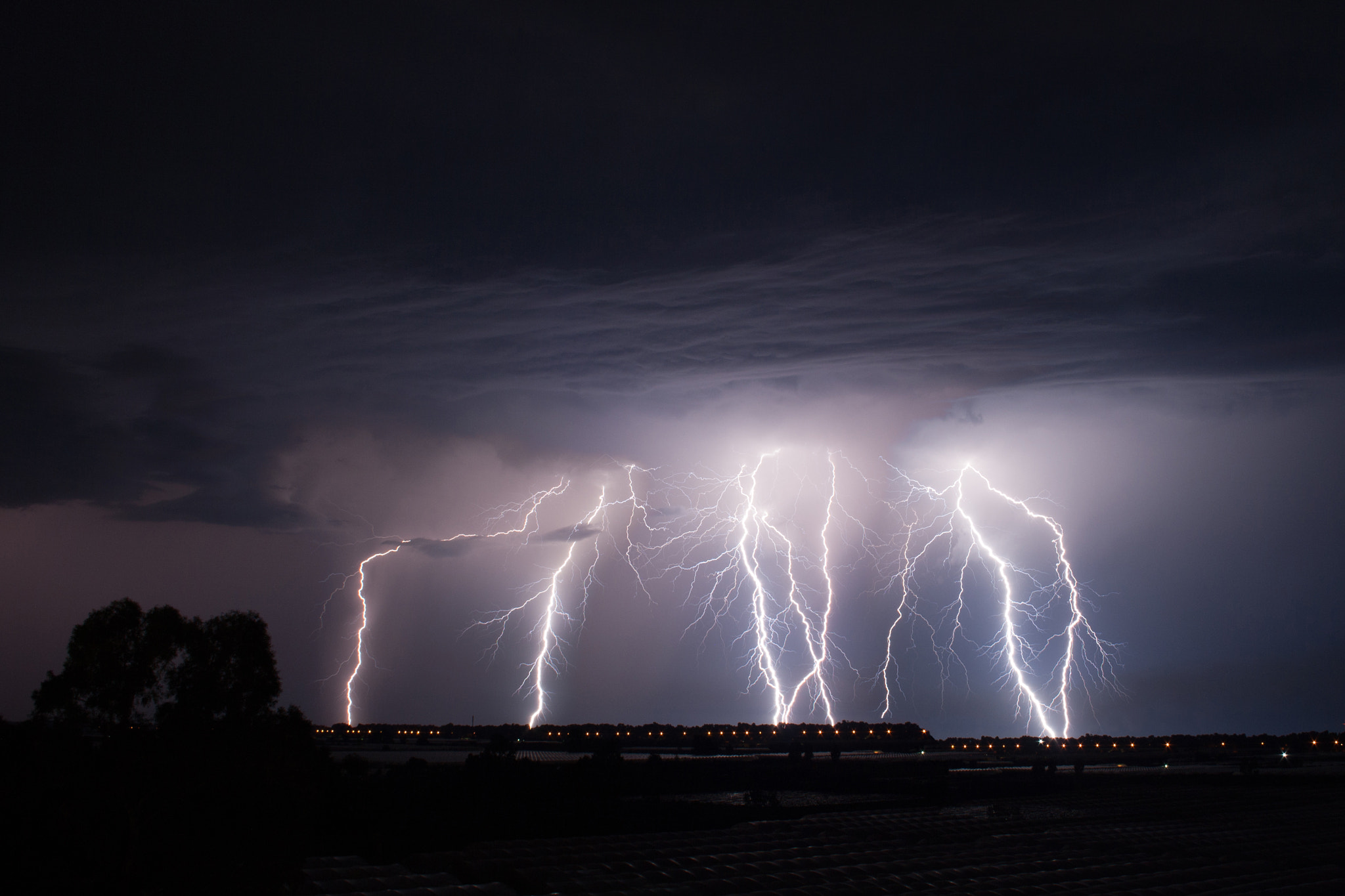 Canon EF-S 18-55mm F3.5-5.6 sample photo. Thunderstorm photography