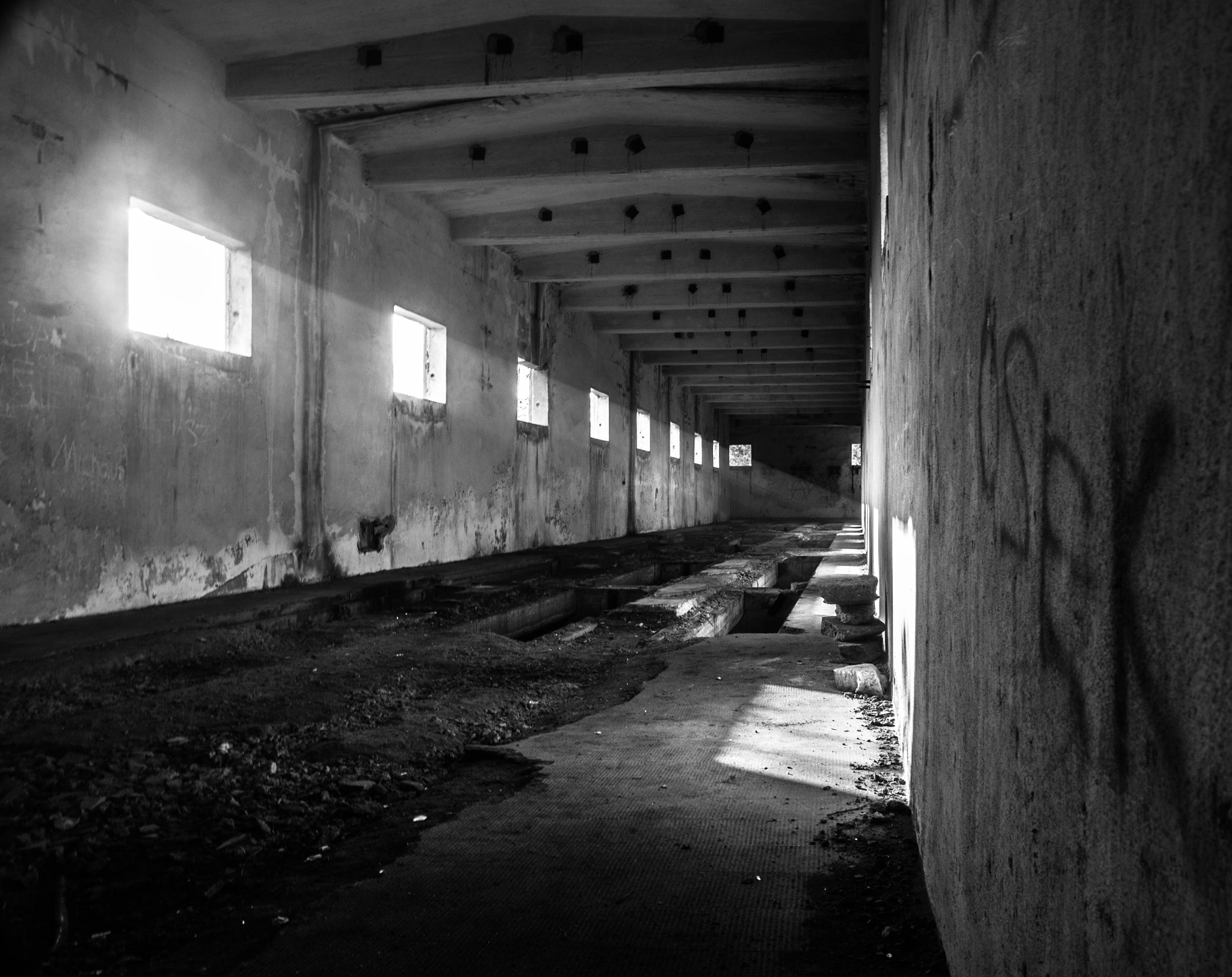 Sony Alpha DSLR-A580 sample photo. Old abandoned power station photography