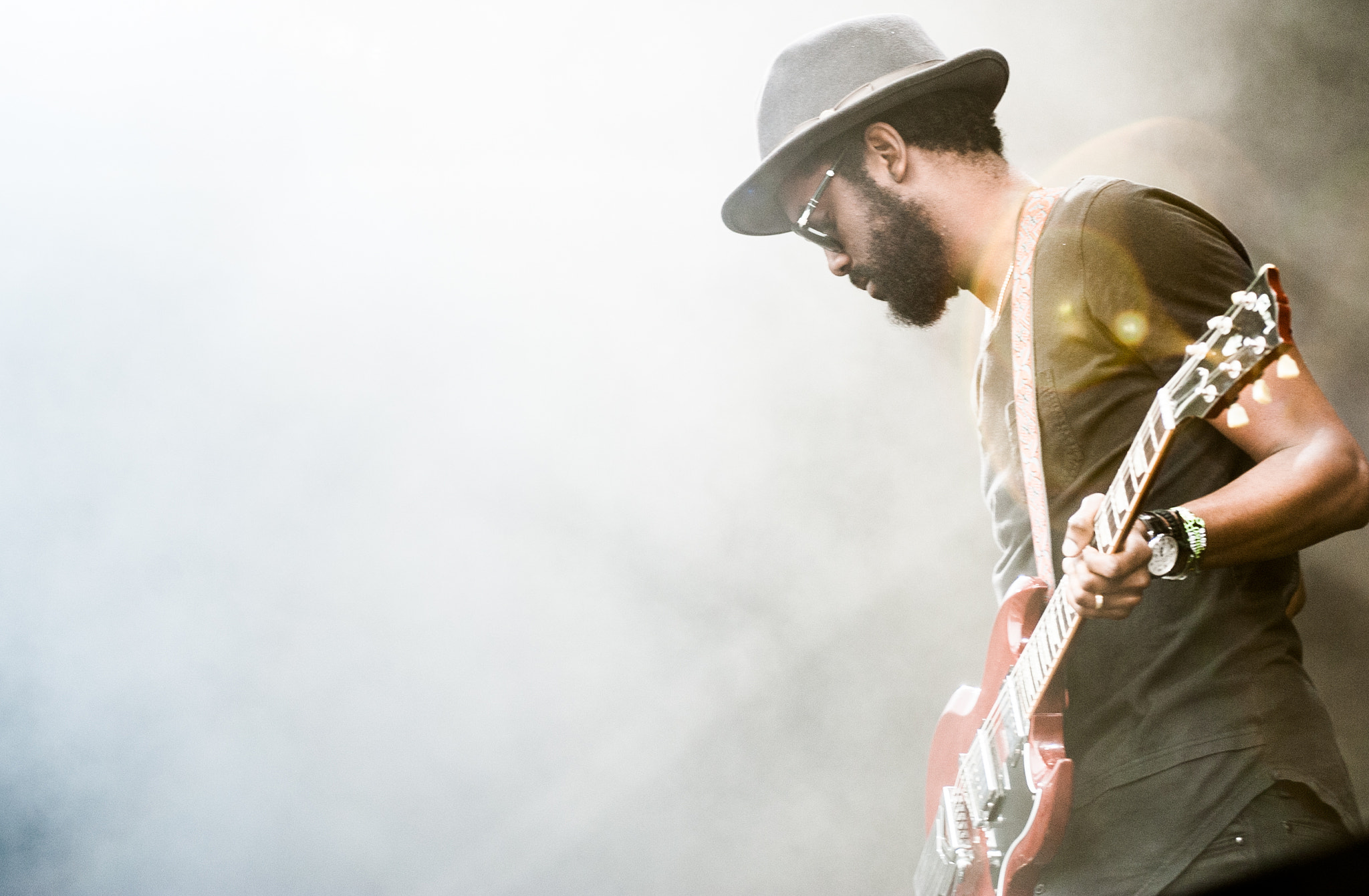 Nikon AF-S Nikkor 200-400mm F4G ED-IF VR sample photo. Gary clark jr pinkpop photography
