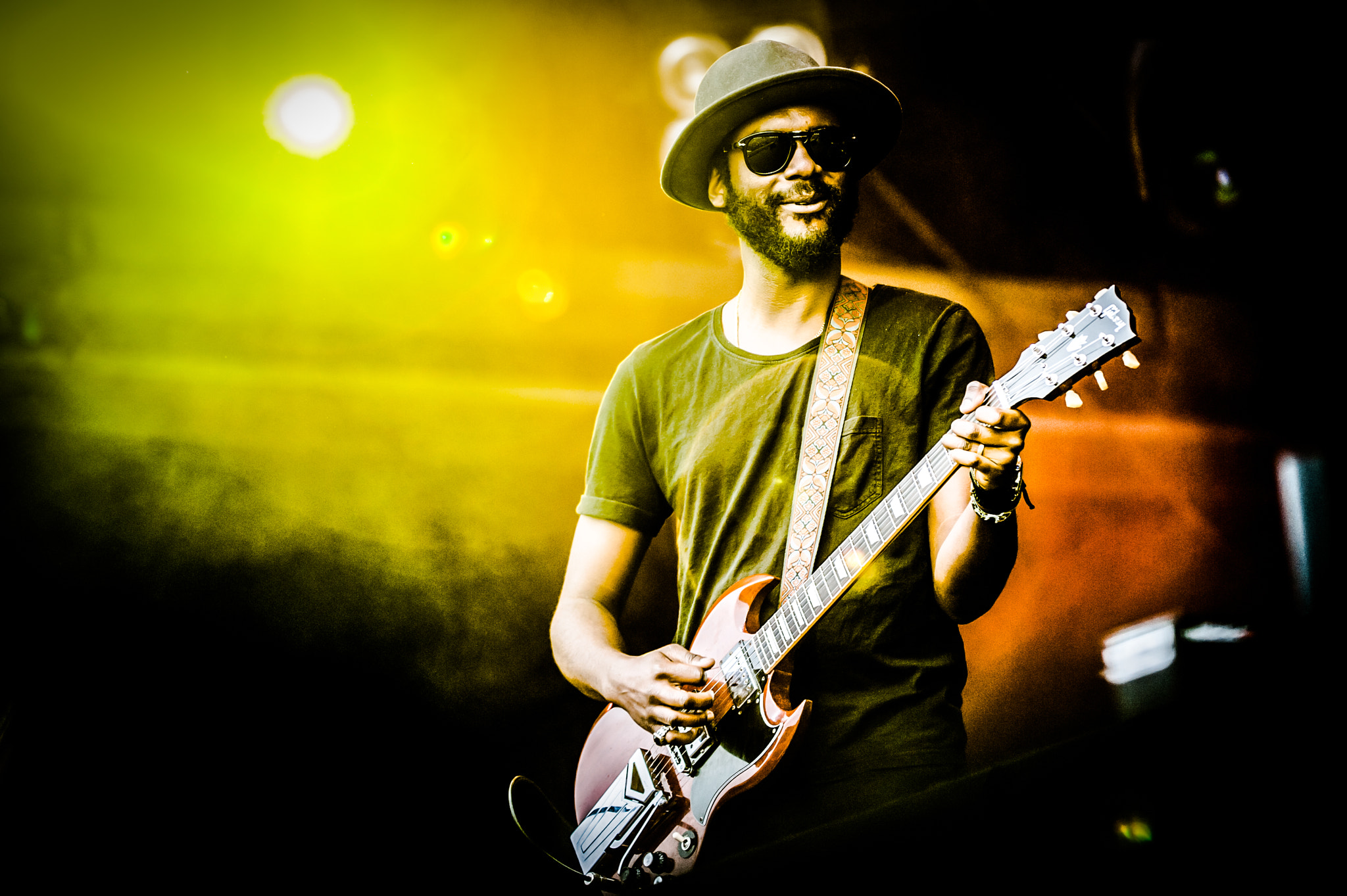Nikon AF-S Nikkor 200-400mm F4G ED-IF VR sample photo. Gary clark jr pinkpop photography