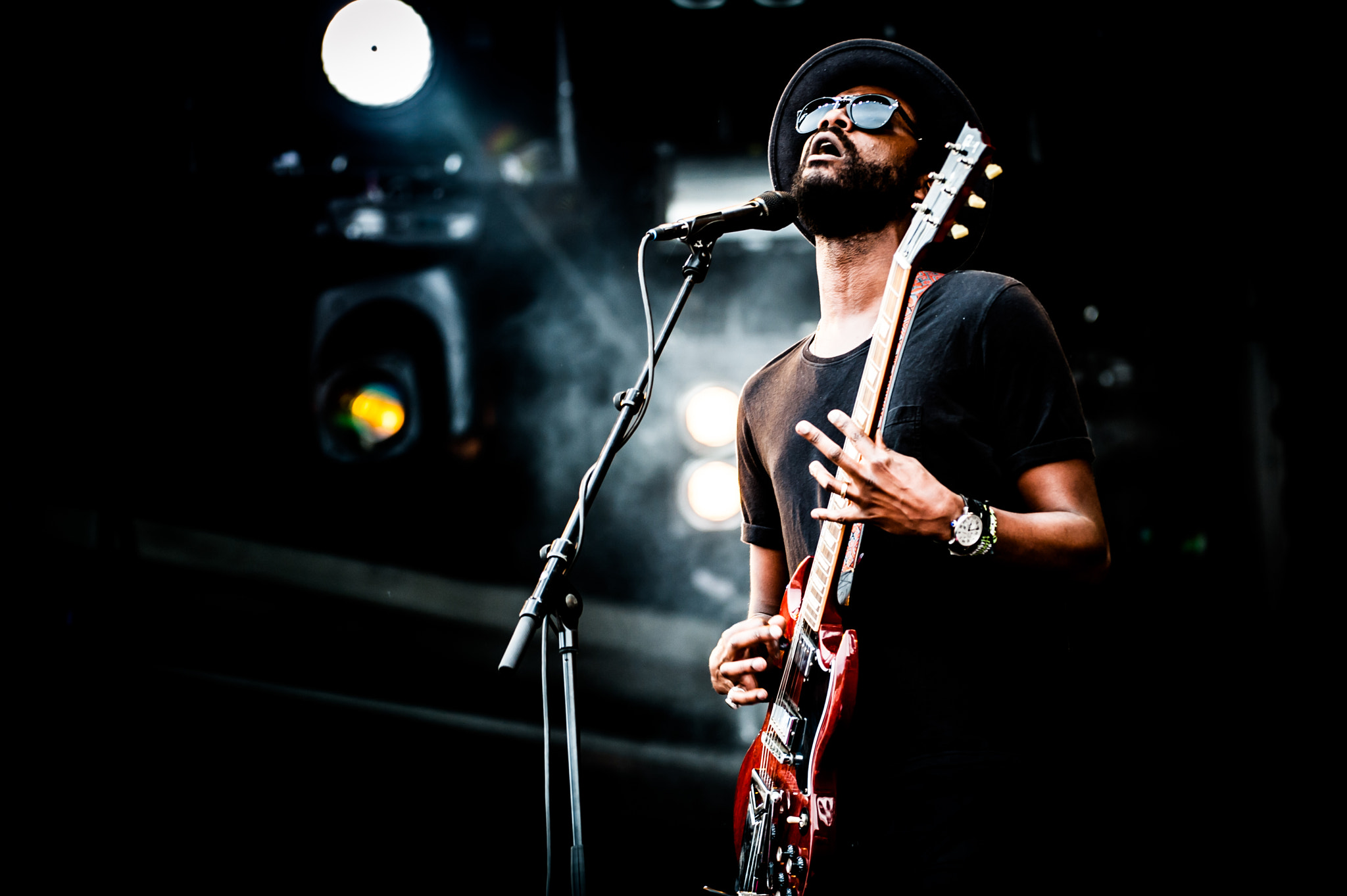 Nikon AF-S Nikkor 200-400mm F4G ED-IF VR sample photo. Gary clark jr pinkpop photography
