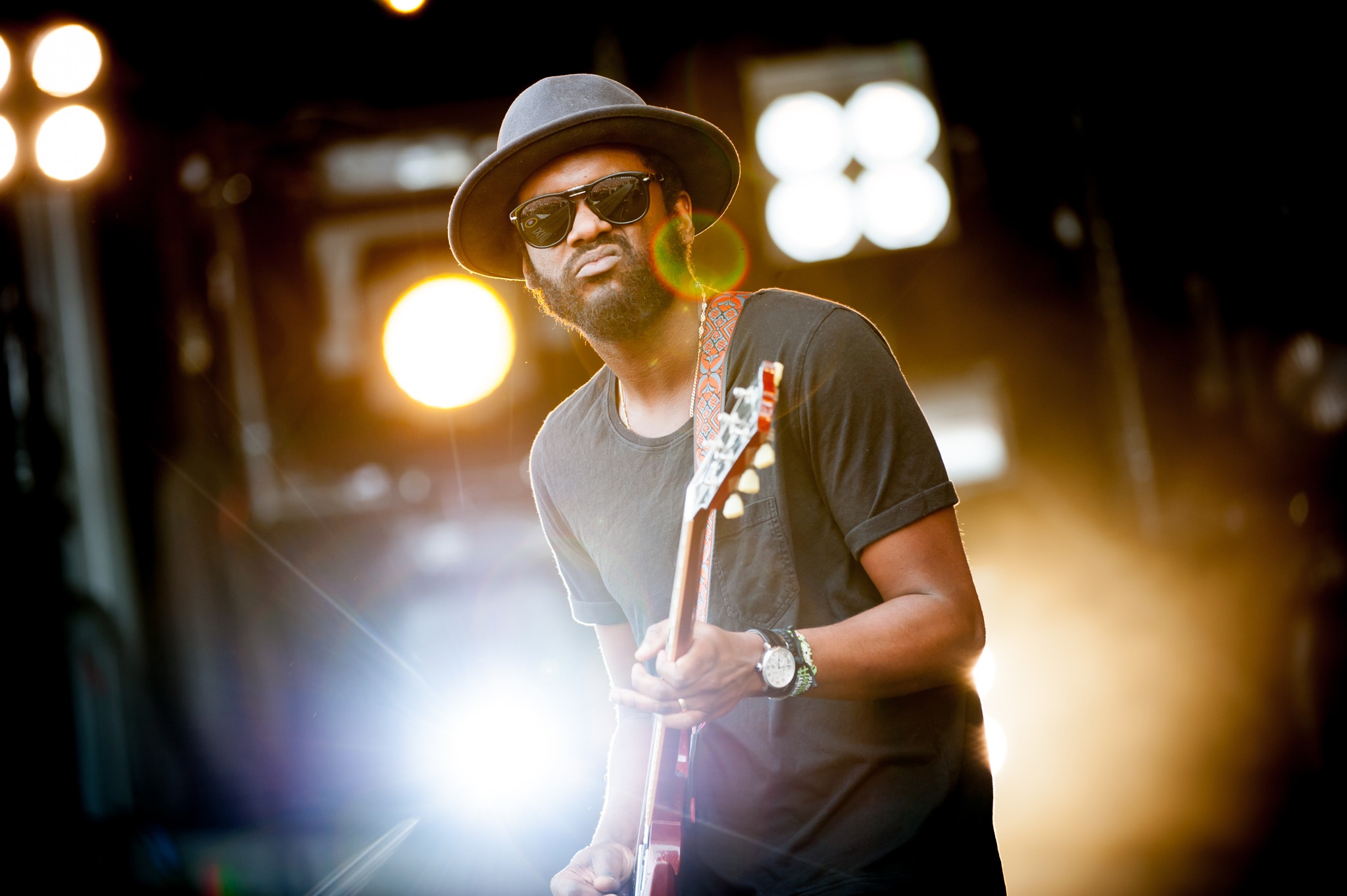 Nikon AF-S Nikkor 200-400mm F4G ED-IF VR sample photo. Gary clark jr pinkpop photography