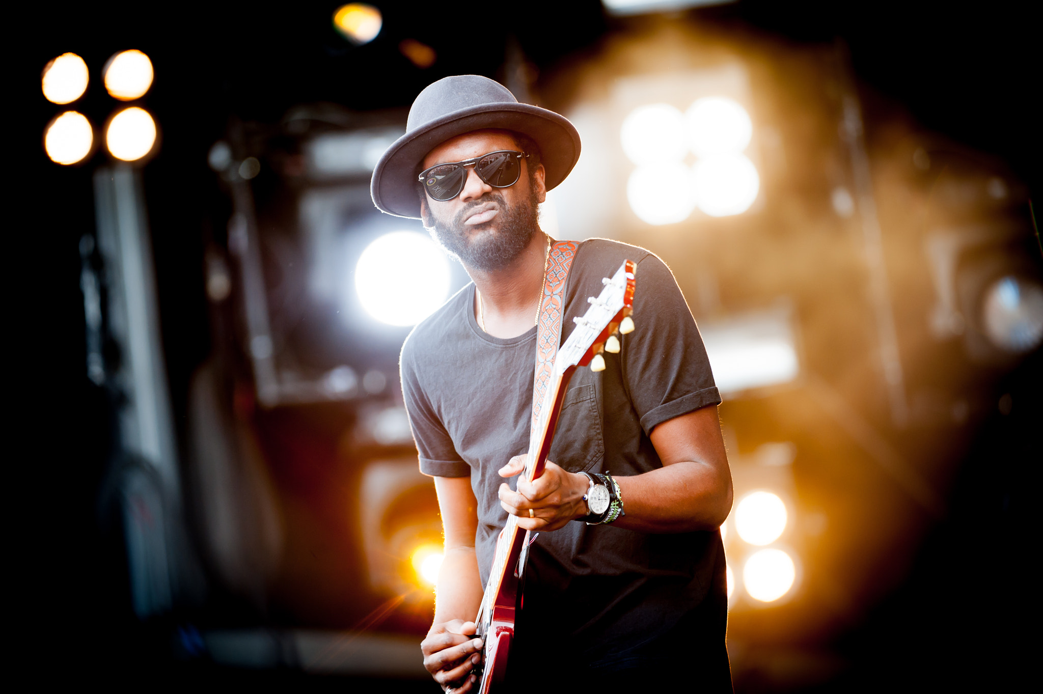 Nikon AF-S Nikkor 200-400mm F4G ED-IF VR sample photo. Gary clark jr pinkpop photography