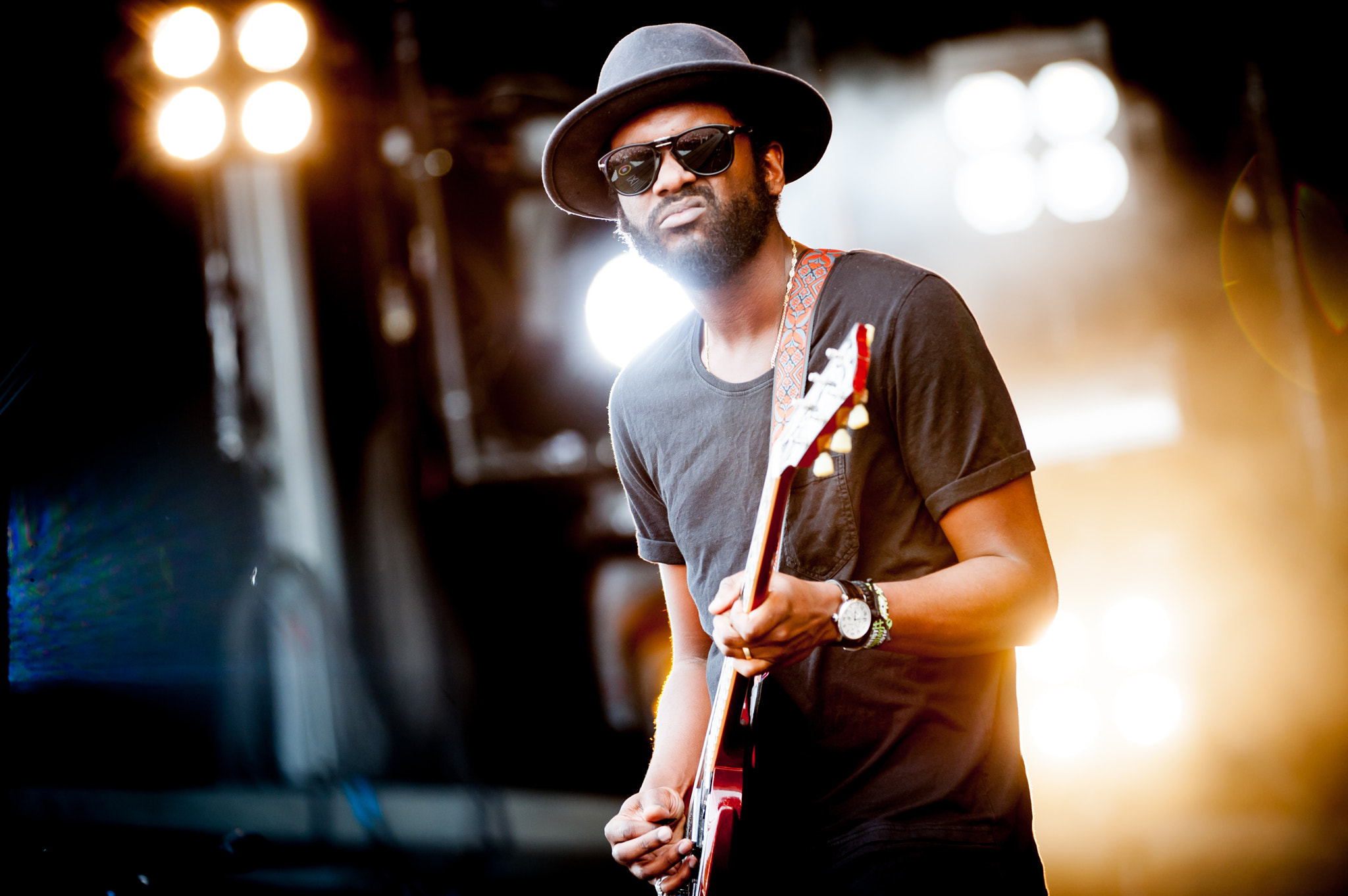 Nikon AF-S Nikkor 200-400mm F4G ED-IF VR sample photo. Gary clark jr pinkpop photography