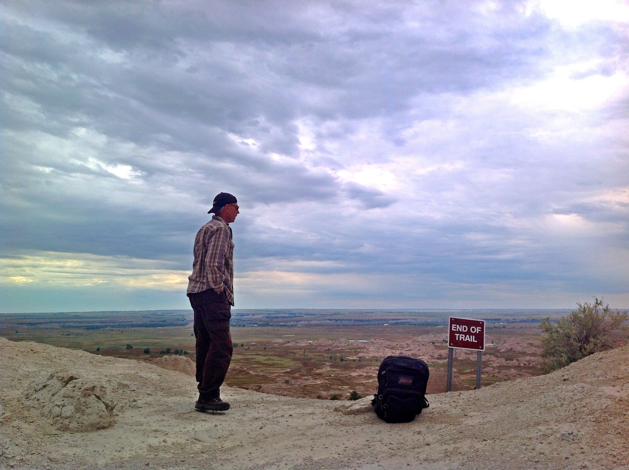 Blux Touch Blux Camera V1.1 sample photo. End of the trail, the badlands. photography