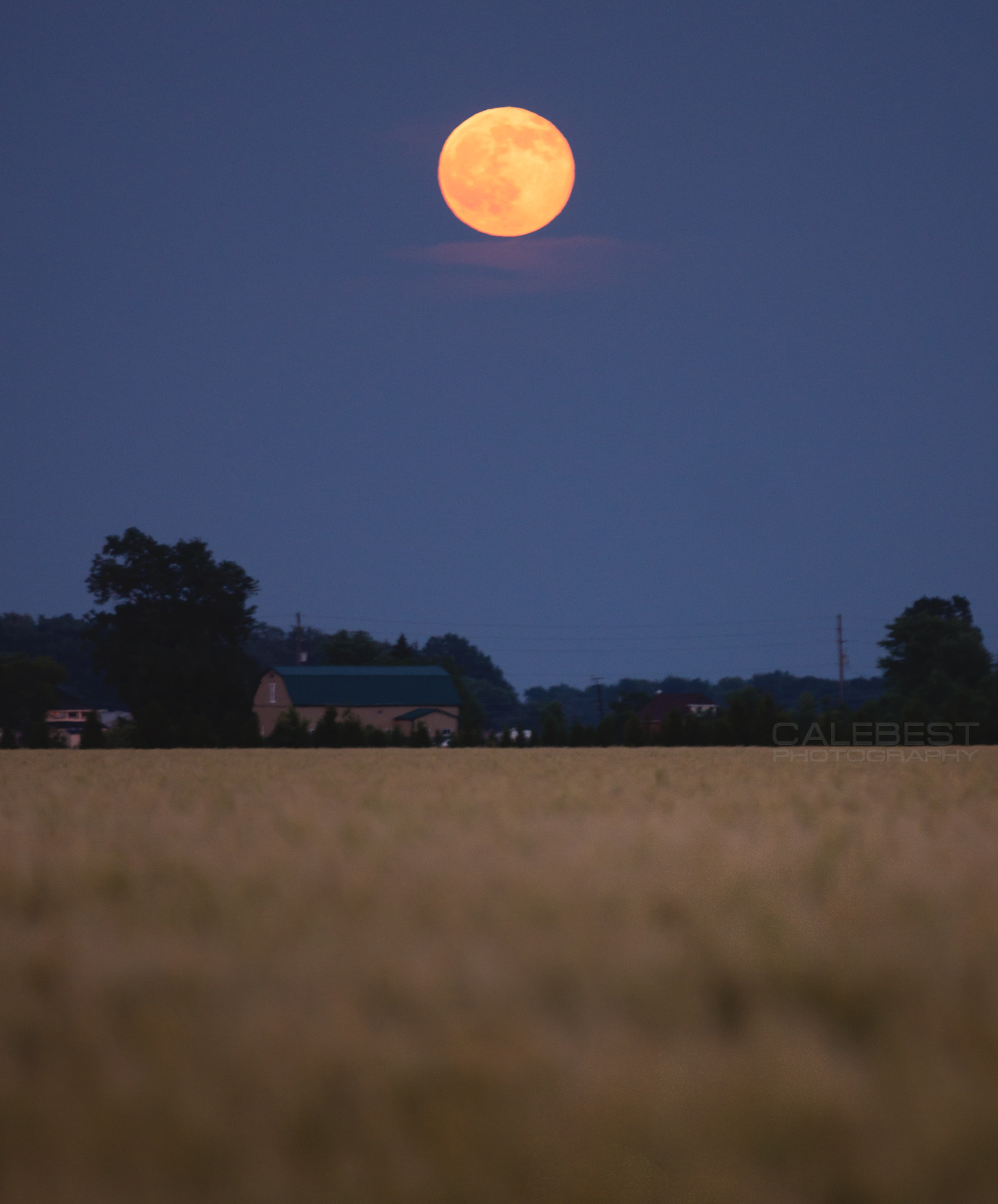 Tamron SP AF 70-200mm F2.8 Di LD (IF) MACRO sample photo. Summer solstice moonrise photography