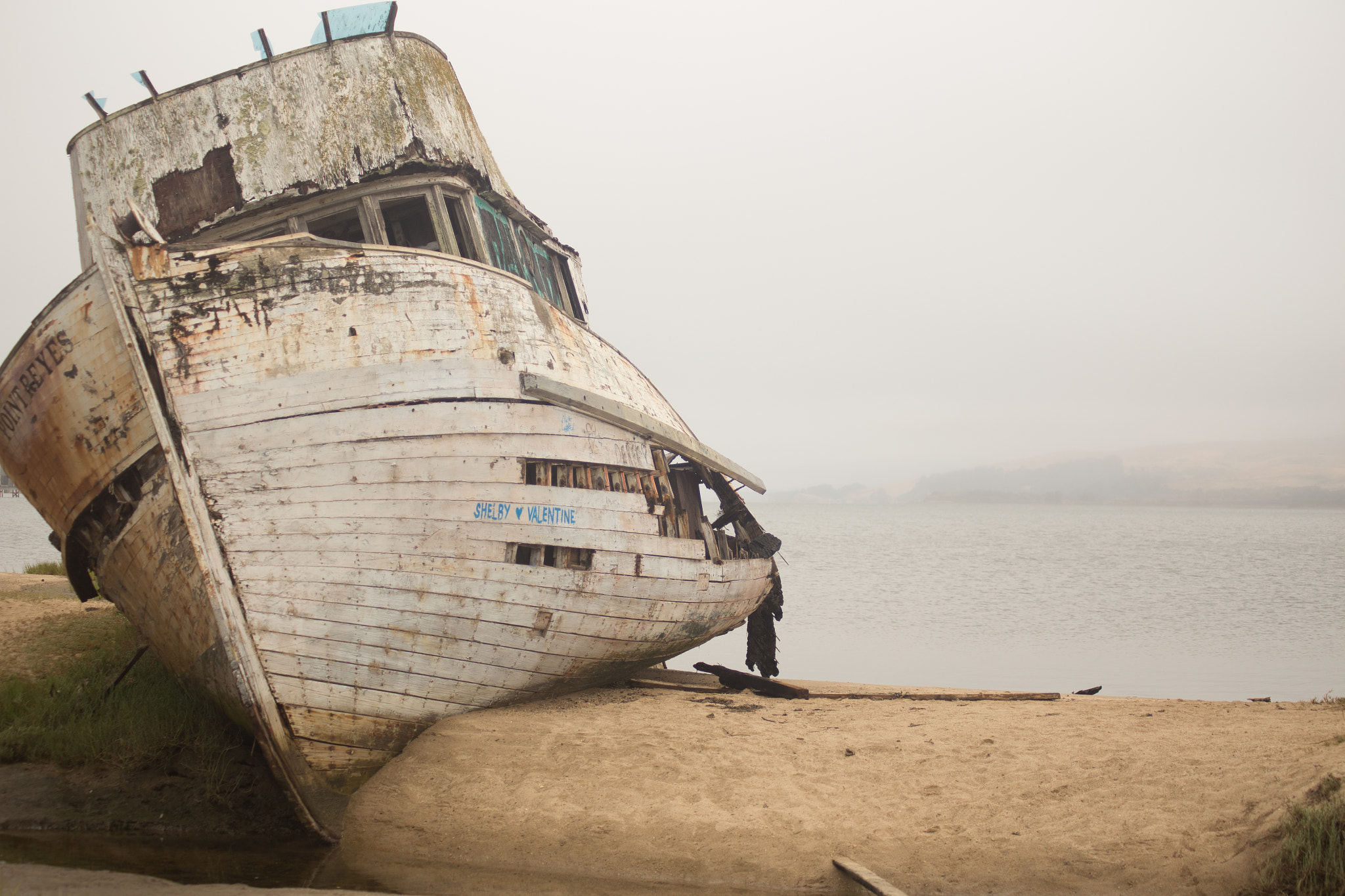 Canon EOS 6D + Canon EF 70-210mm f/4 sample photo. Point reyes shipwrecks photography