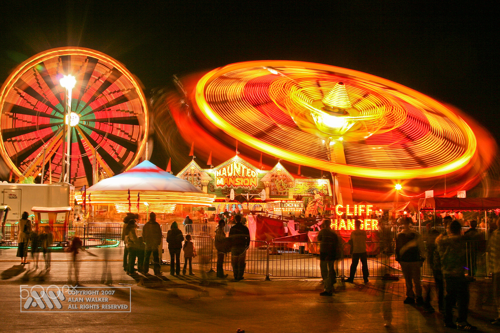 Canon EOS 30D + Canon EF 24-105mm F4L IS USM sample photo. Carnival nights- aliens photography