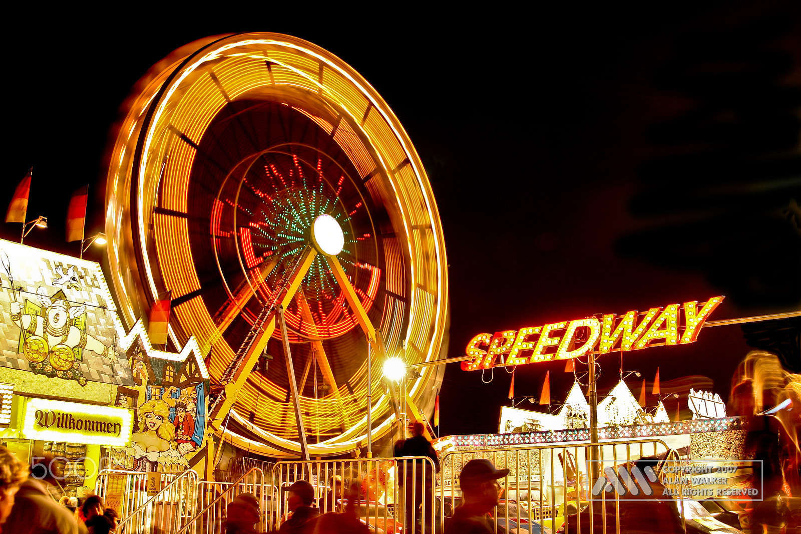 Canon EOS 30D + Canon EF 24-105mm F4L IS USM sample photo. Carnival nights-speedway photography
