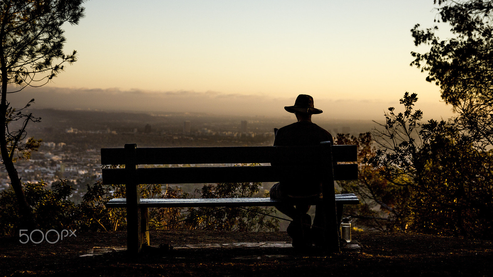 Canon EF 24-70mm F2.8L II USM sample photo. Old man on a bench photography