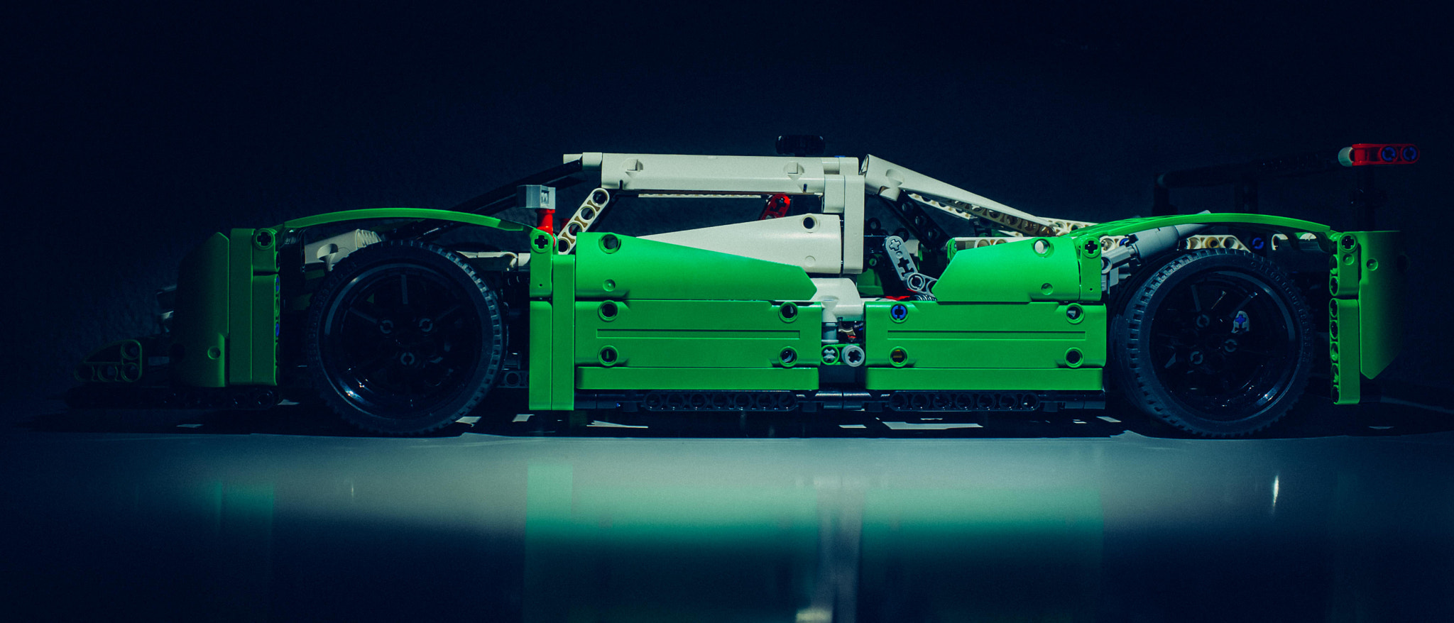 Nikon Df + Nikon AF-S Nikkor 35mm F1.4G sample photo. Lego race car  photography