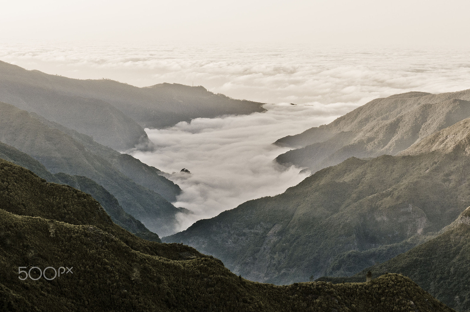 Nikon D300 + Tamron SP AF 17-50mm F2.8 XR Di II VC LD Aspherical (IF) sample photo. Sea of clouds photography