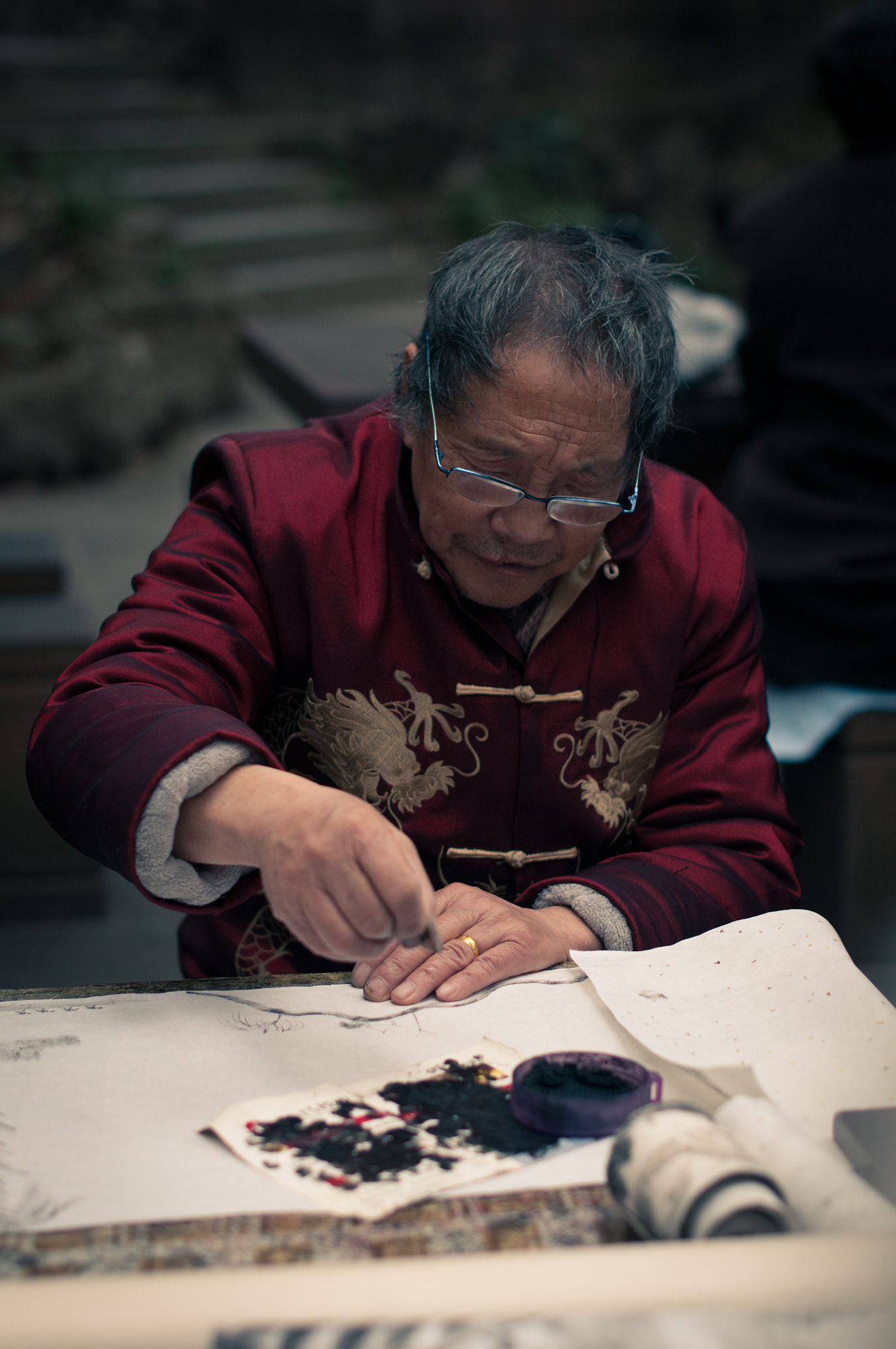 Nikon D300S + Nikon AF-S Nikkor 50mm F1.4G sample photo. Finger painting photography