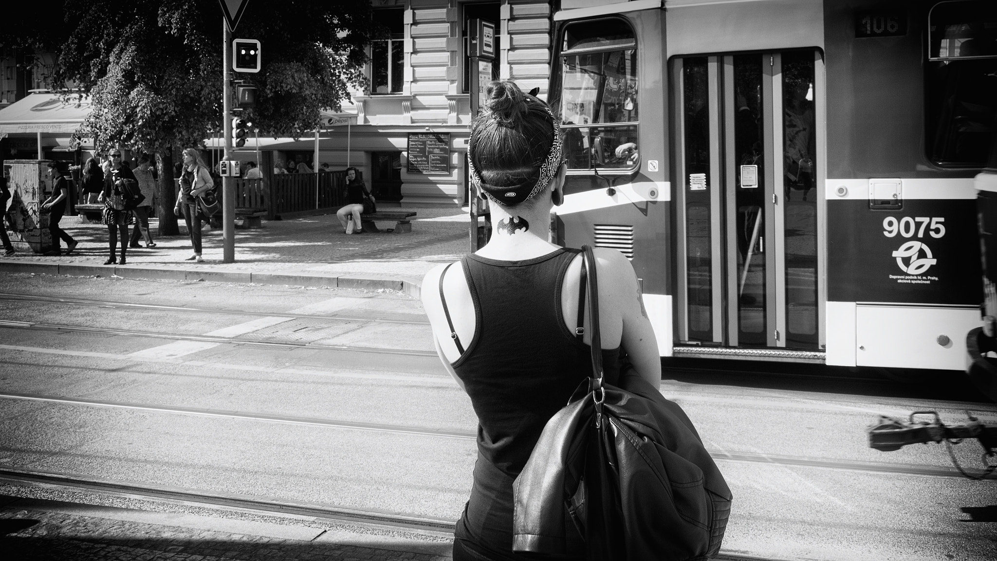 Olympus OM-D E-M5 II + Olympus M.Zuiko Digital 17mm F2.8 Pancake sample photo. Batman in prague photography
