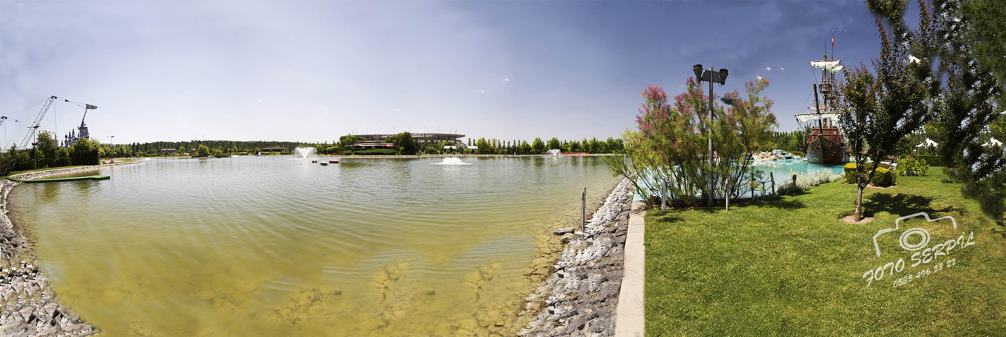 Canon EF-S 10-18mm F4.5–5.6 IS STM sample photo. Sazova parkı eskişehir panorama photography