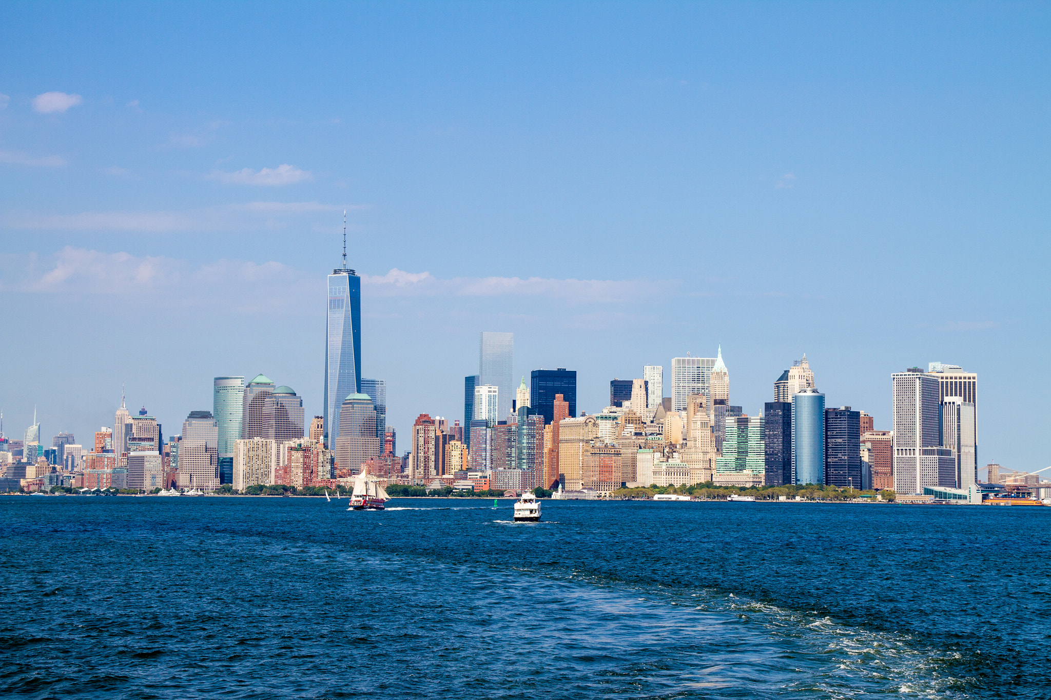 Canon EOS 7D + Tamron AF 18-270mm F3.5-6.3 Di II VC LD Aspherical (IF) MACRO sample photo. New york city from the boat! photography