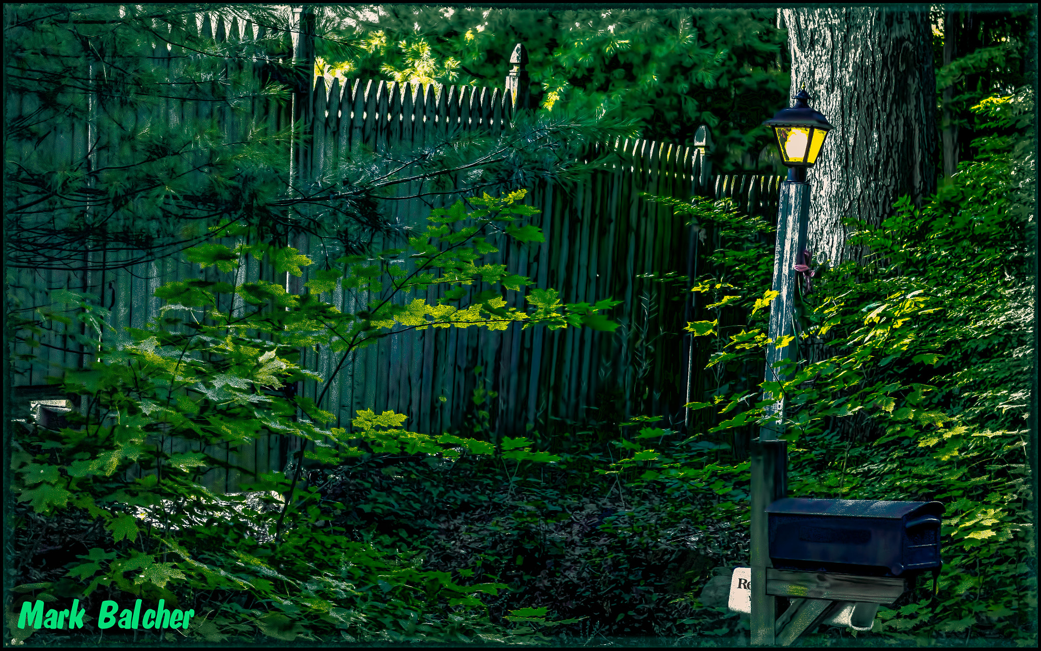 Pentax K-x sample photo. Lamp still on in the early hours. photography