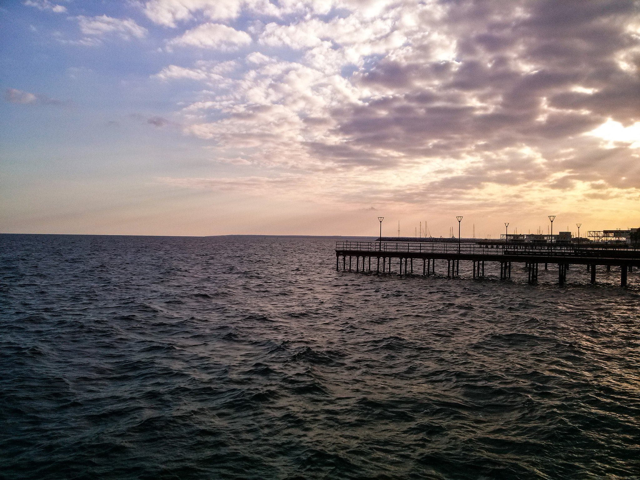 LG OPTIMUS L7 II sample photo. Limassol molos (cyprus) photography