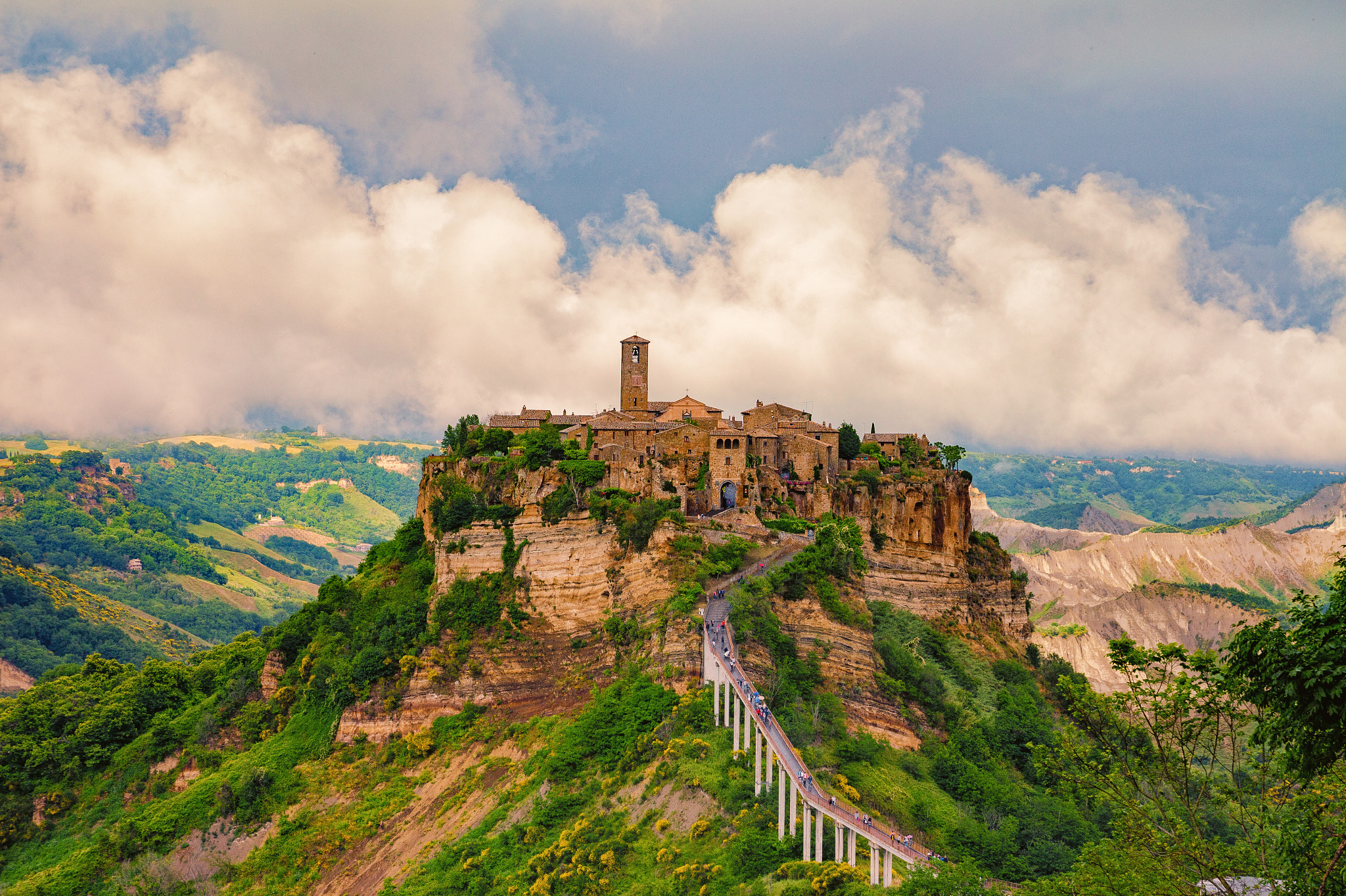 Canon EOS M sample photo. Cività di bagnoregio - the dying city photography