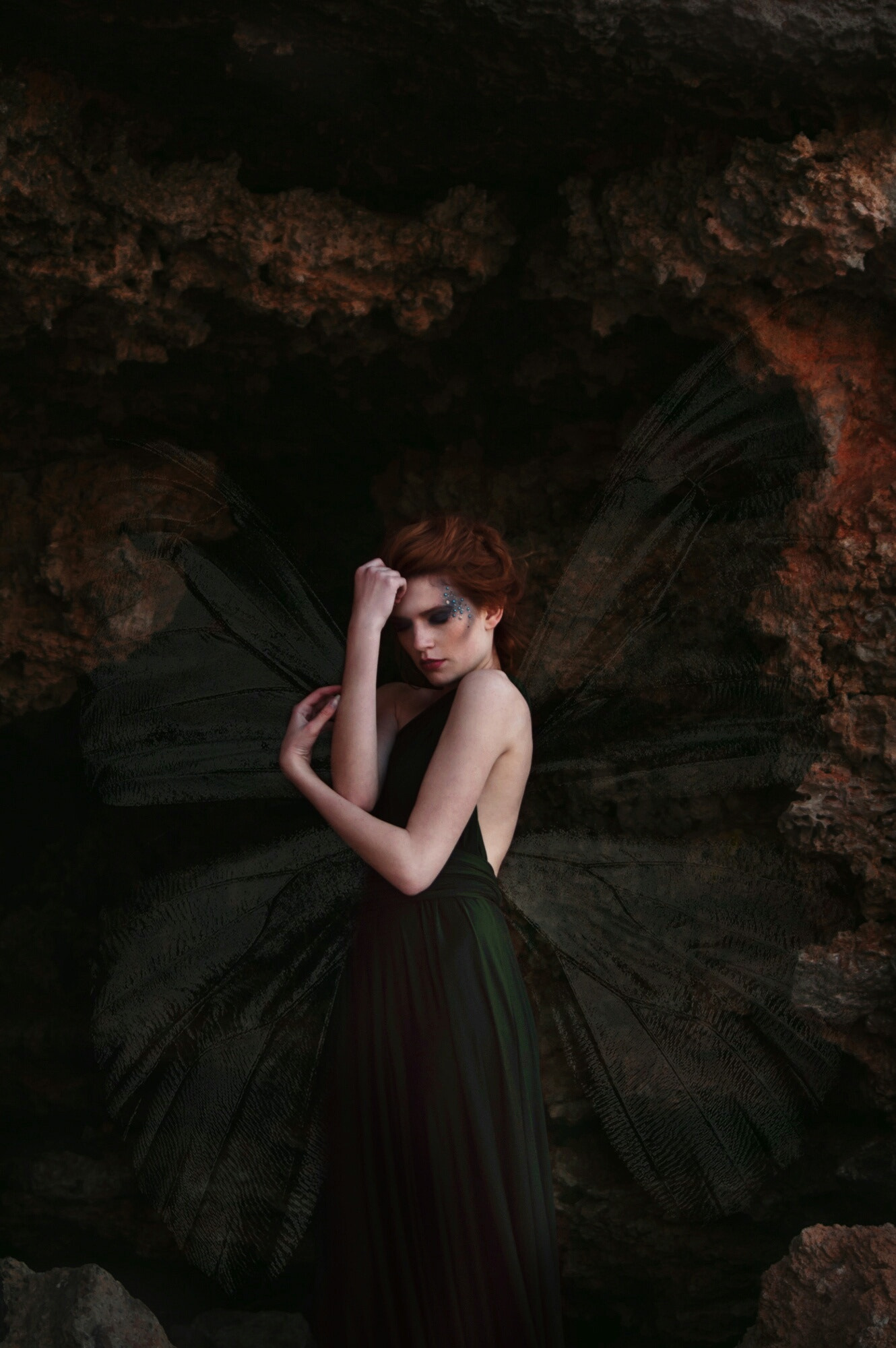 Nikon D50 sample photo. Dark beauty  photography