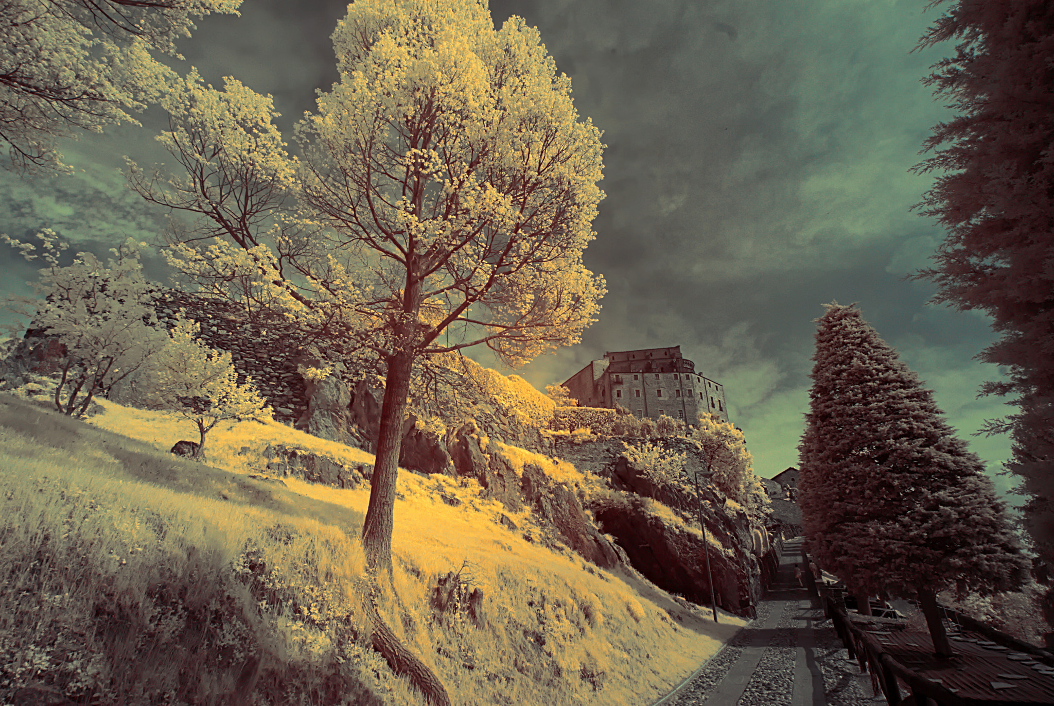 Nikon D80 sample photo. Sacra di s.michele photography