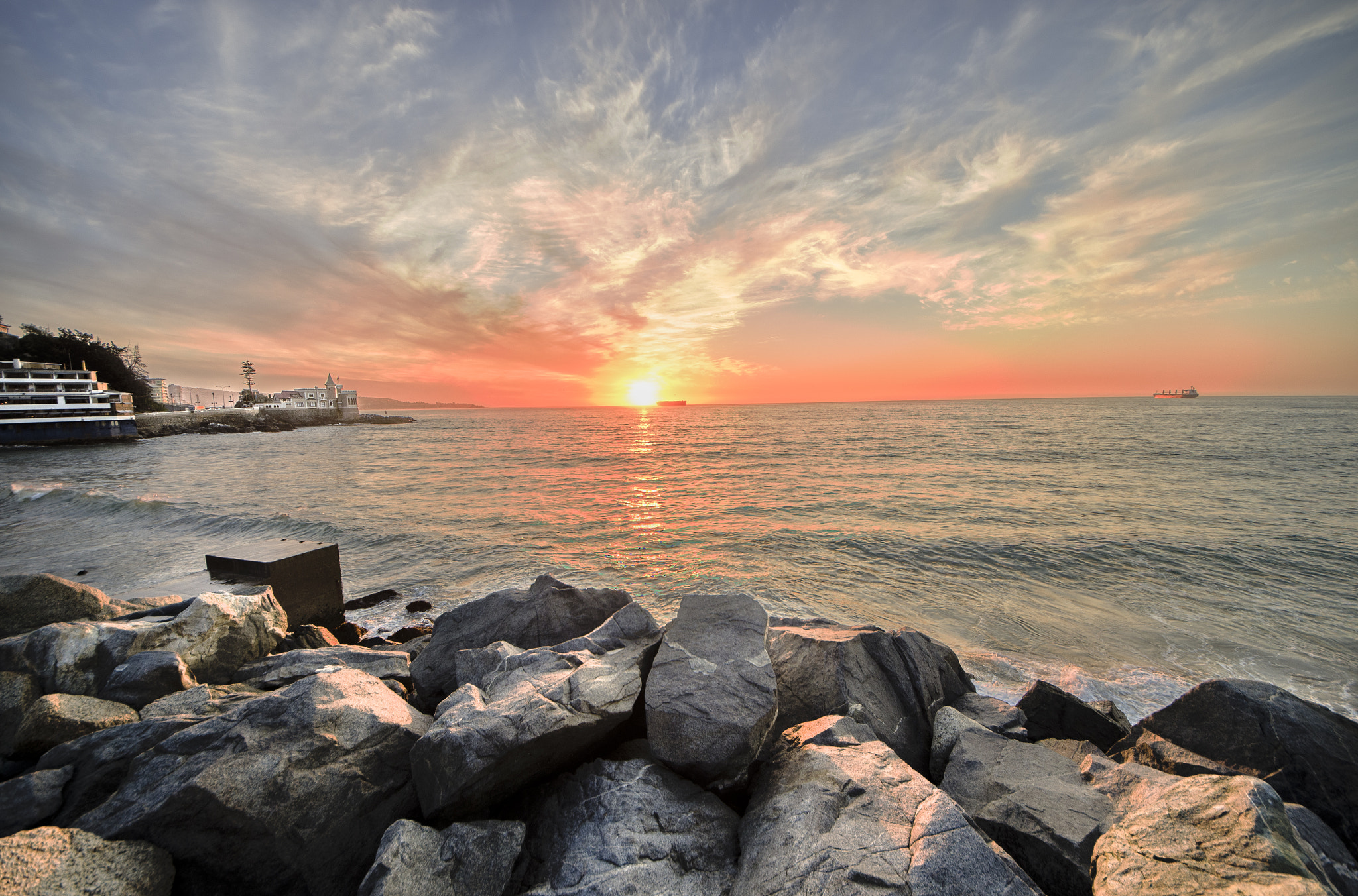 Sigma 8-16mm F4.5-5.6 DC HSM sample photo. Sunset @ viña del mar photography