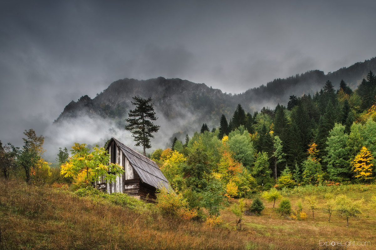 Nikon D800E + Nikon PC-E Nikkor 24mm F3.5D ED Tilt-Shift sample photo. Autumn in montenegro photography