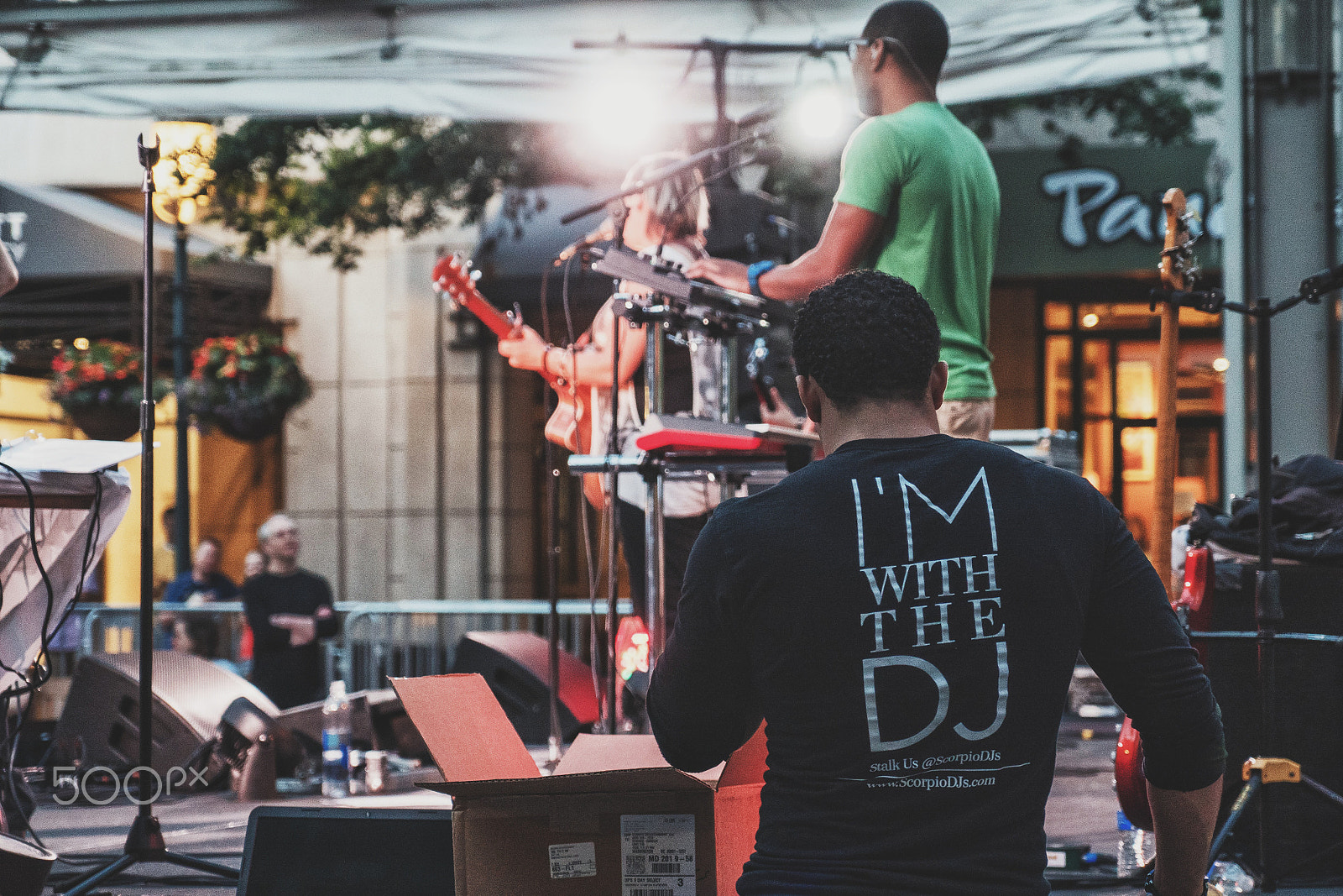 Sony a6300 + Sony Vario Tessar T* FE 24-70mm F4 ZA OSS sample photo. He is with the dj, people photography