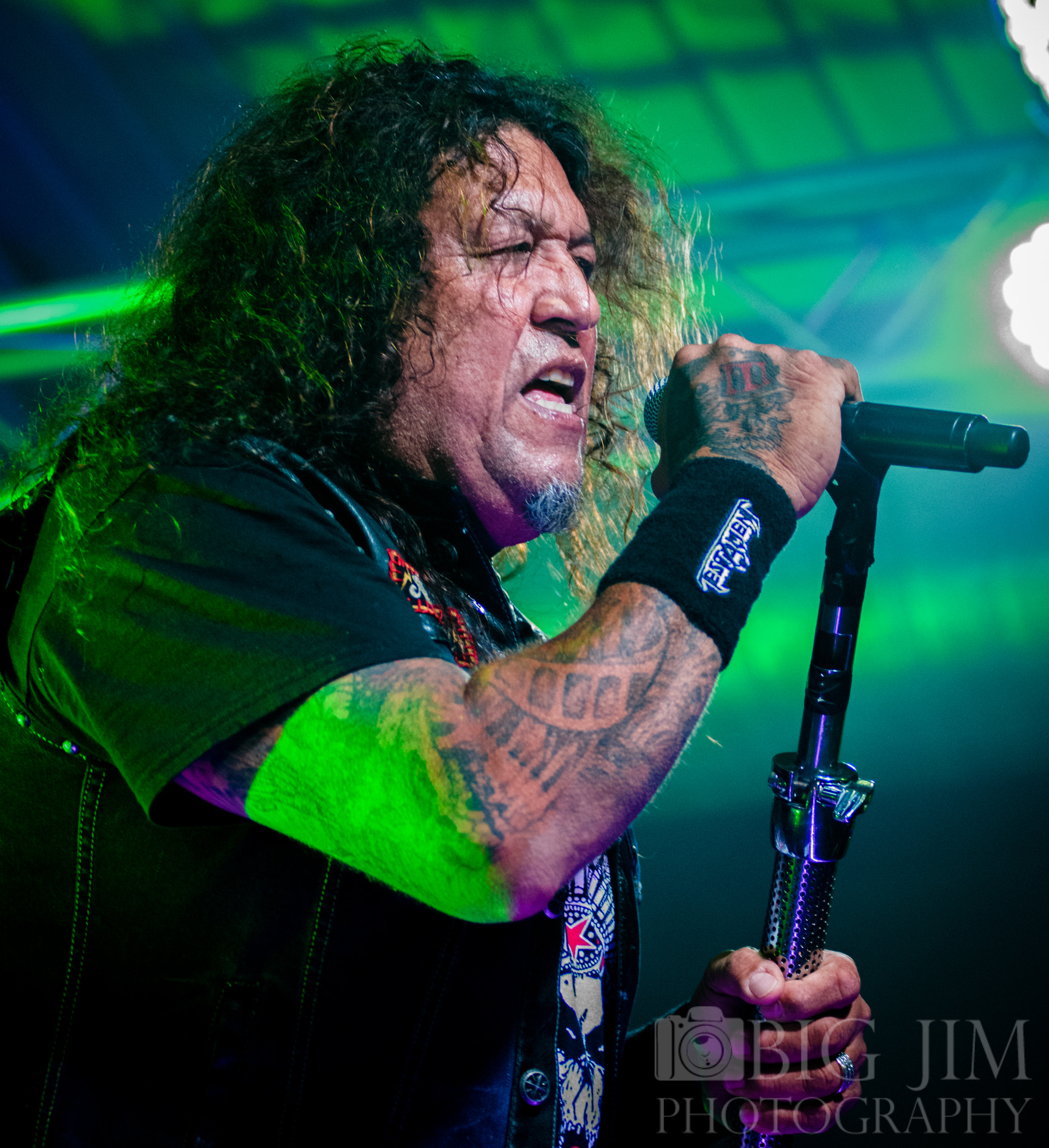 Nikon D7200 + Sigma 70-200mm F2.8 EX DG OS HSM sample photo. Testament playing the engine rooms southampton england 22-06-16 photography