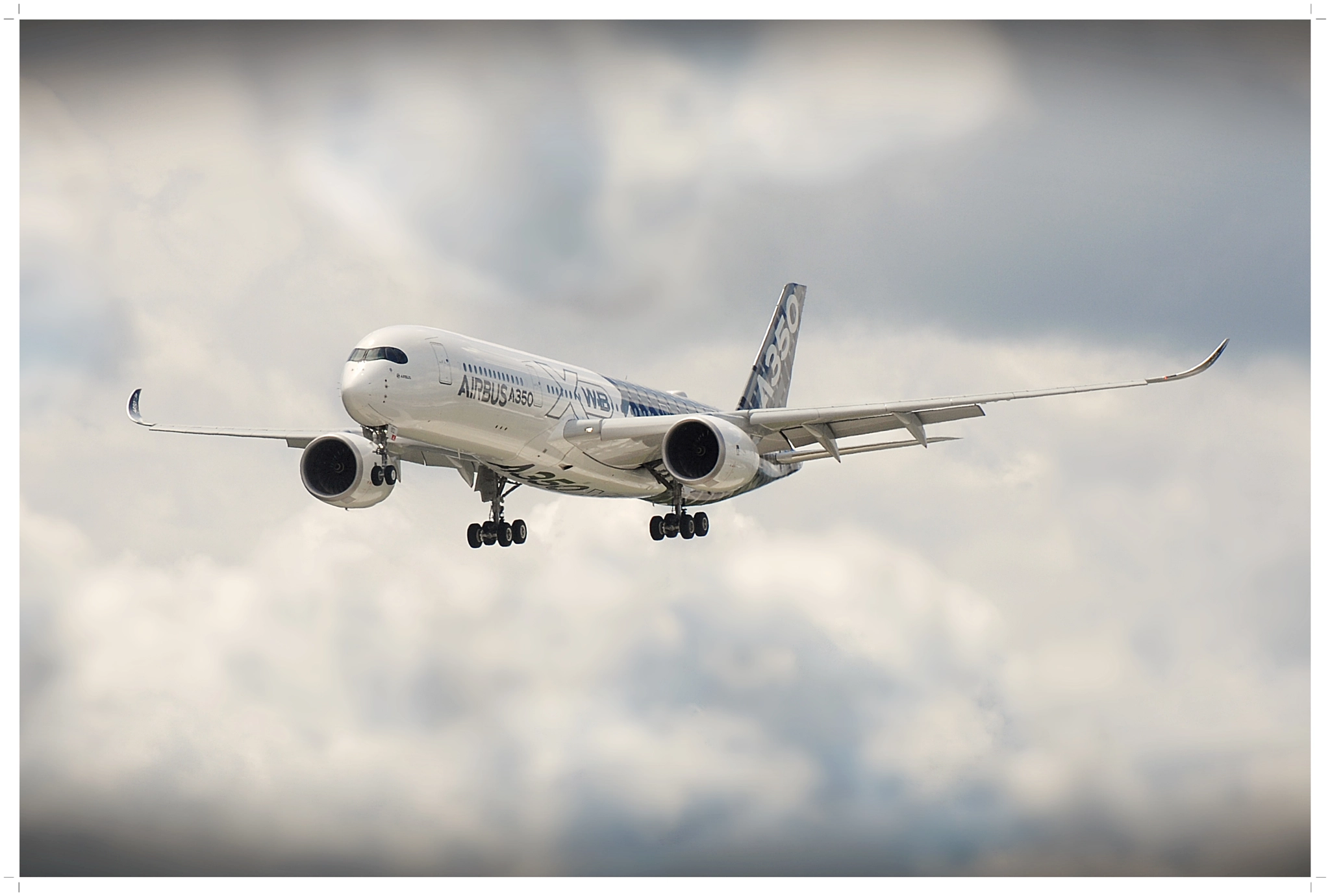 Nikon D2X sample photo. Brandnew airbus a350 photography
