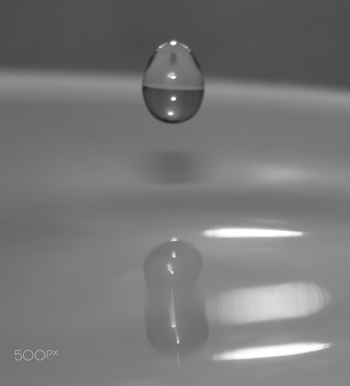 Canon EF-S 18-55mm F3.5-5.6 sample photo. Water drop photography