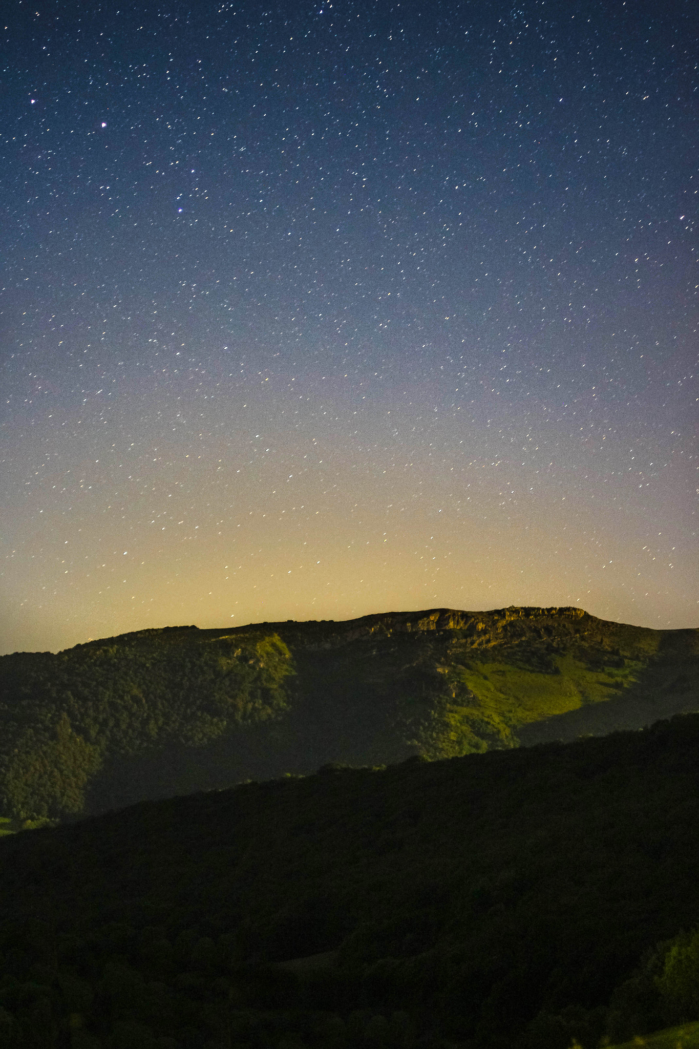 Canon EF 50mm F2.5 Macro sample photo. Stars & moon photography