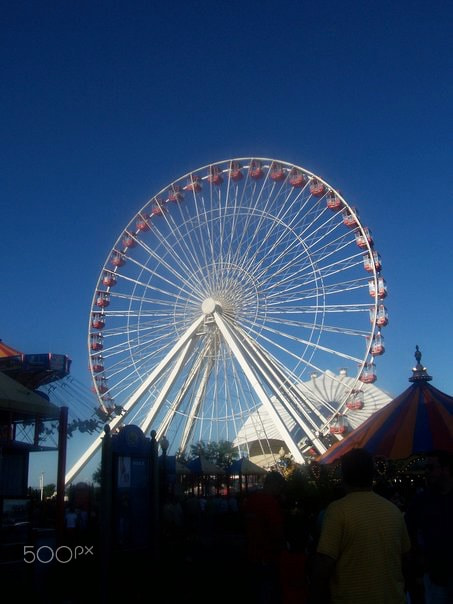 Kodak C330 ZOOM DIGITAL CAMERA sample photo. Ferris wheel photography