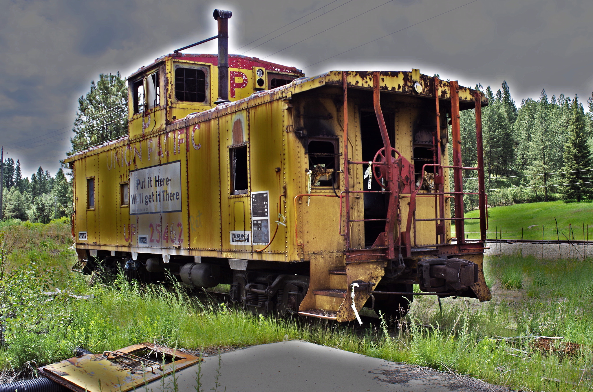 Pentax K-30 sample photo. Train wreck photography