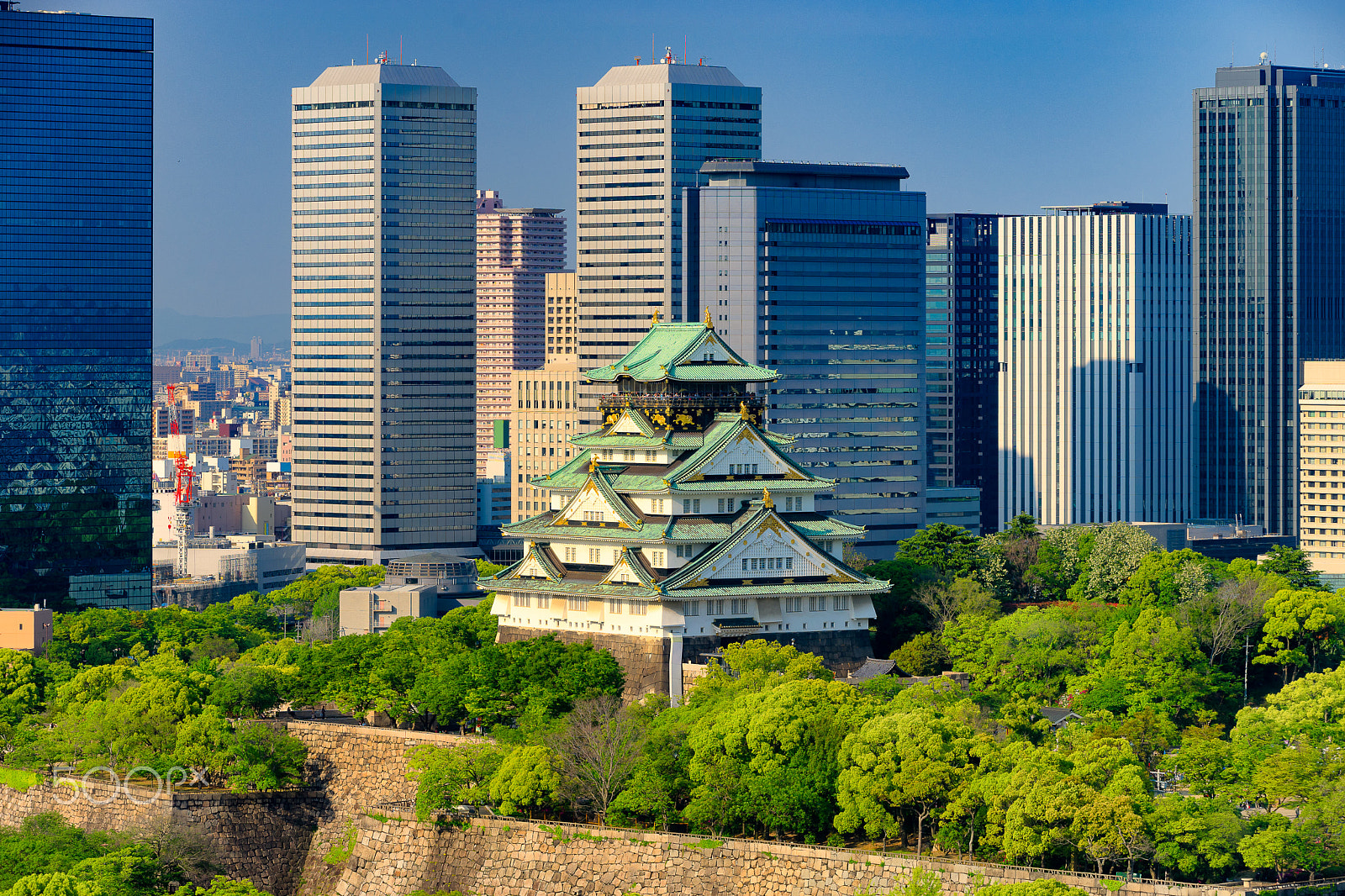 Canon EF 70-200mm F2.8L IS II USM sample photo. Osaka castle photography