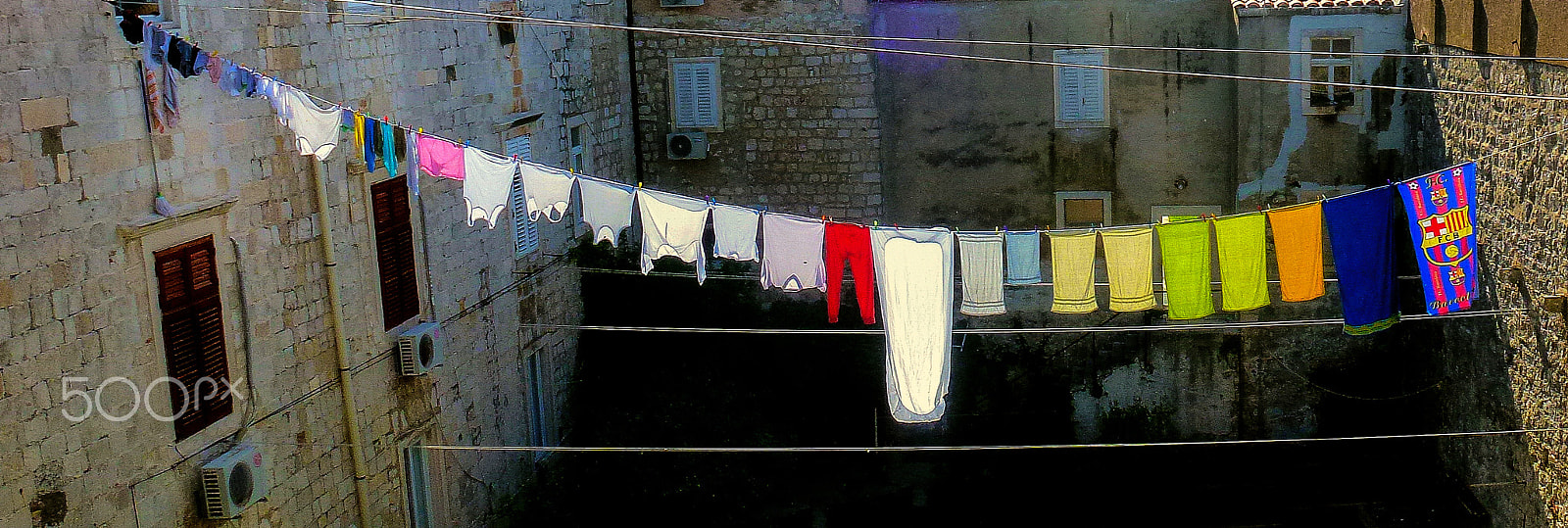 Leica V-Lux 30 / Panasonic Lumix DMC-TZ22 sample photo. La corde à linge photography