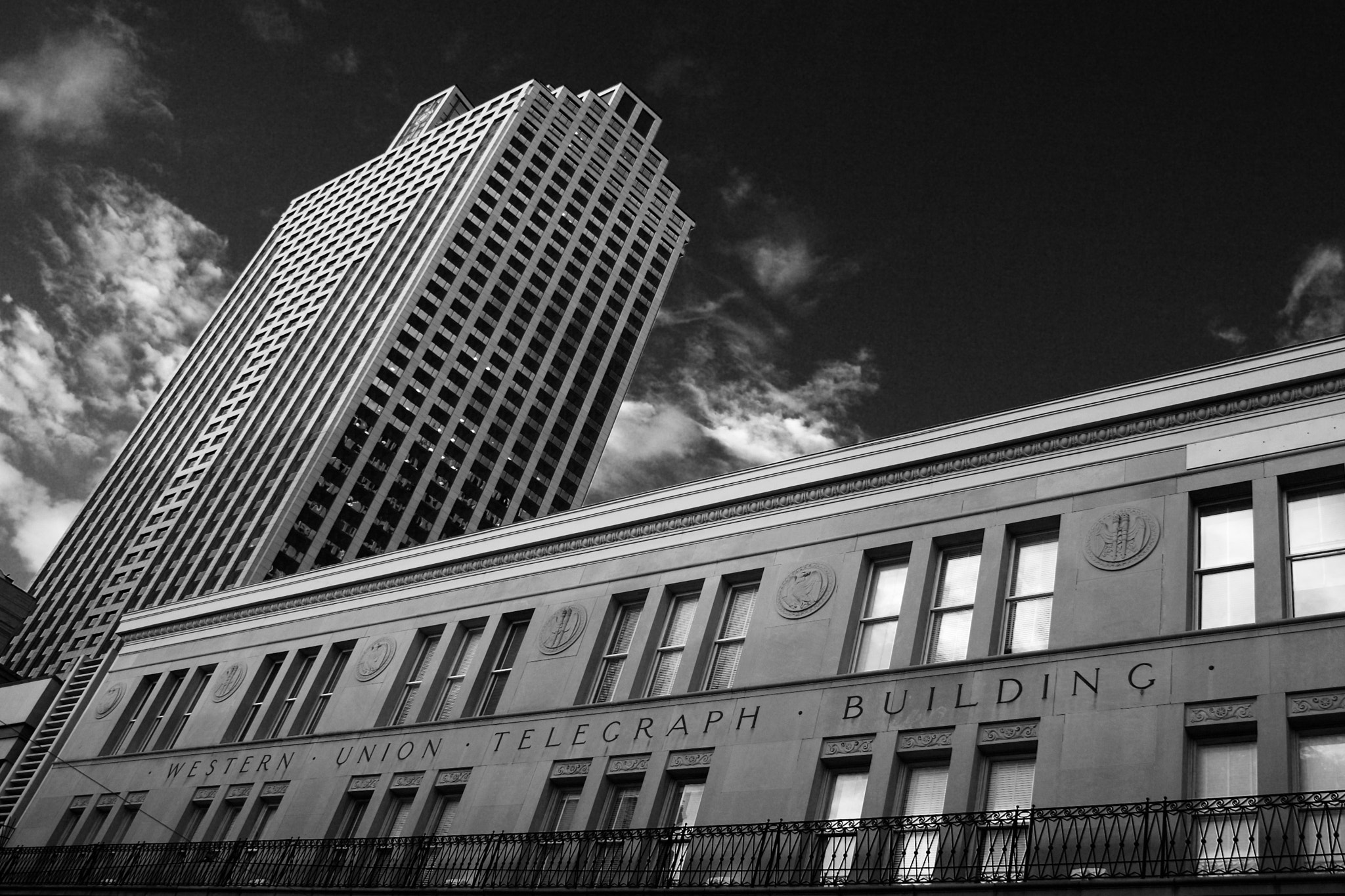 Canon EF-S 18-55mm F3.5-5.6 sample photo. Western union telegraph building photography