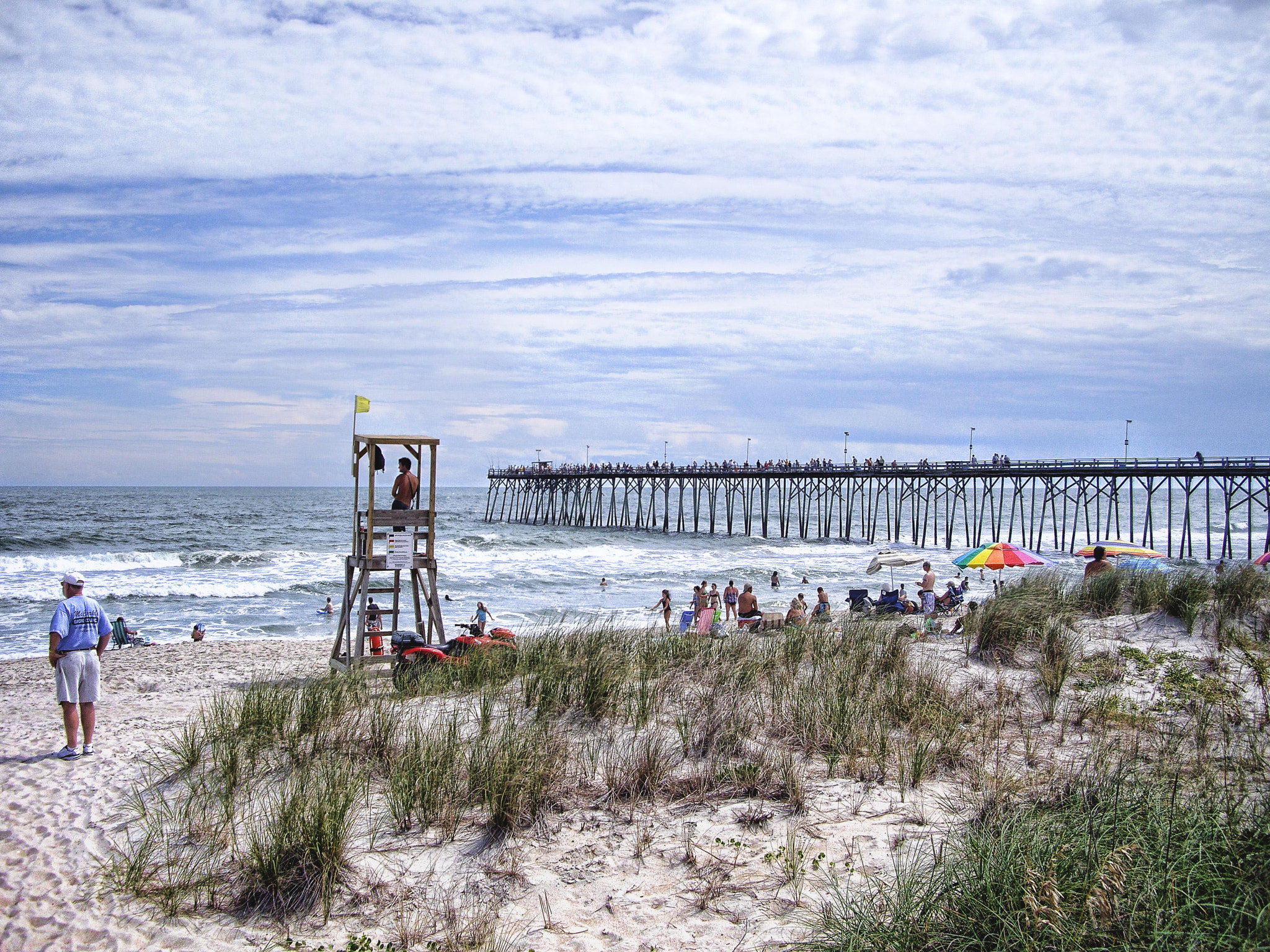 Pentax OPTIO A30 sample photo. Kure beach, n.c. photography