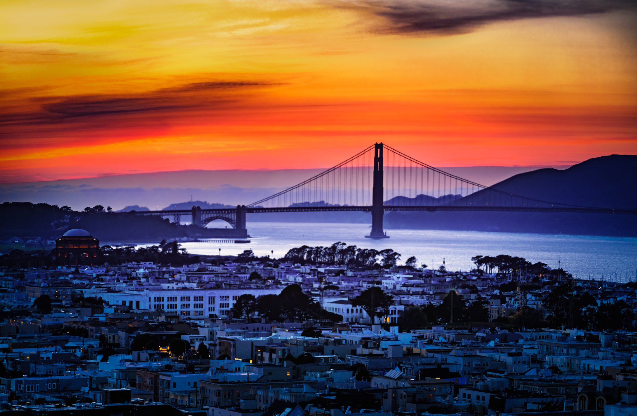 Olympus PEN E-PL5 sample photo. Sf sunset no. 108 photography
