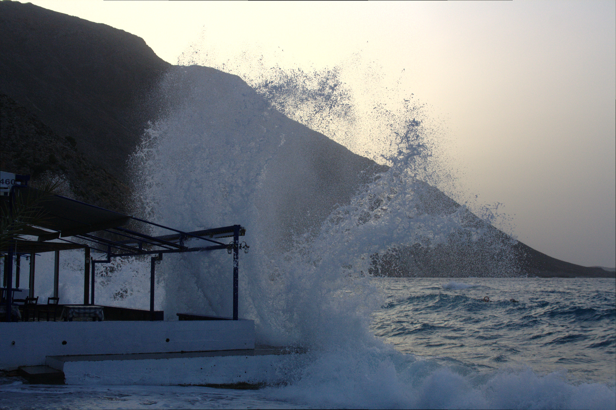 Canon EF-S 18-55mm F3.5-5.6 sample photo. Storm on crète : the day after photography
